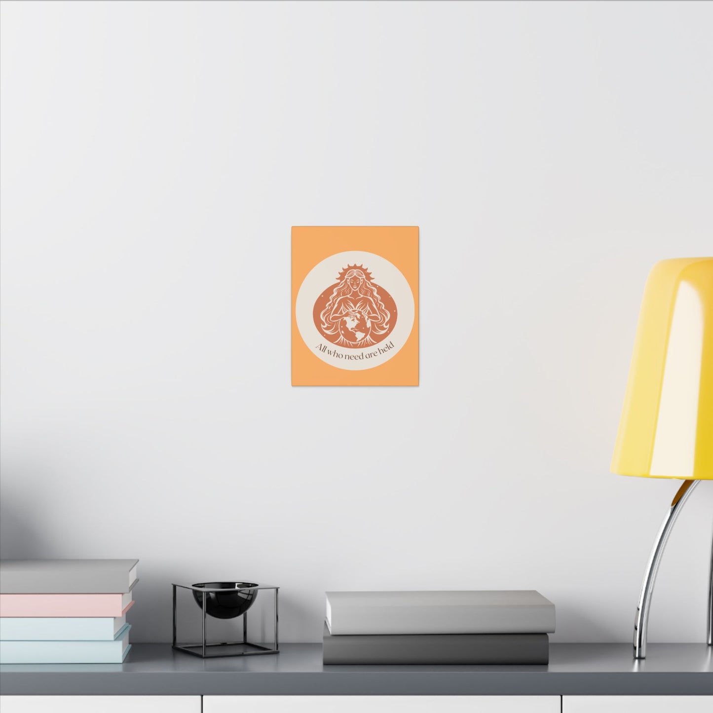 Earth Goddess Wall Canvas — 'All we have is what we hold' Decorative Matte Art