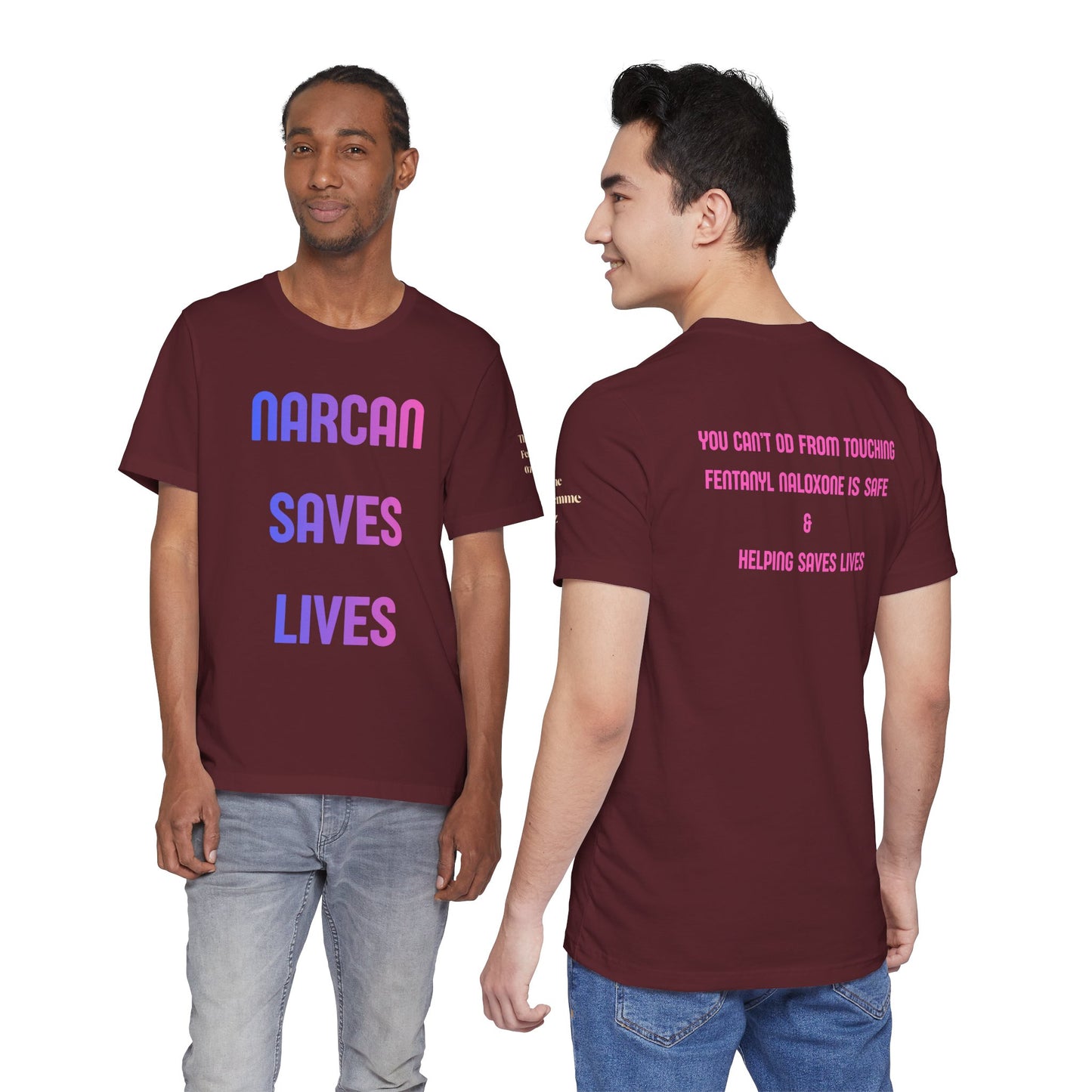 Narcan Saves Lives T‑Shirt — Naloxone Overdose Awareness Tee