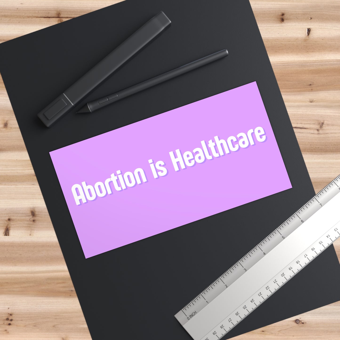 Abortion Is Healthcare Bumper Sticker — Pro-Choice Political Decal