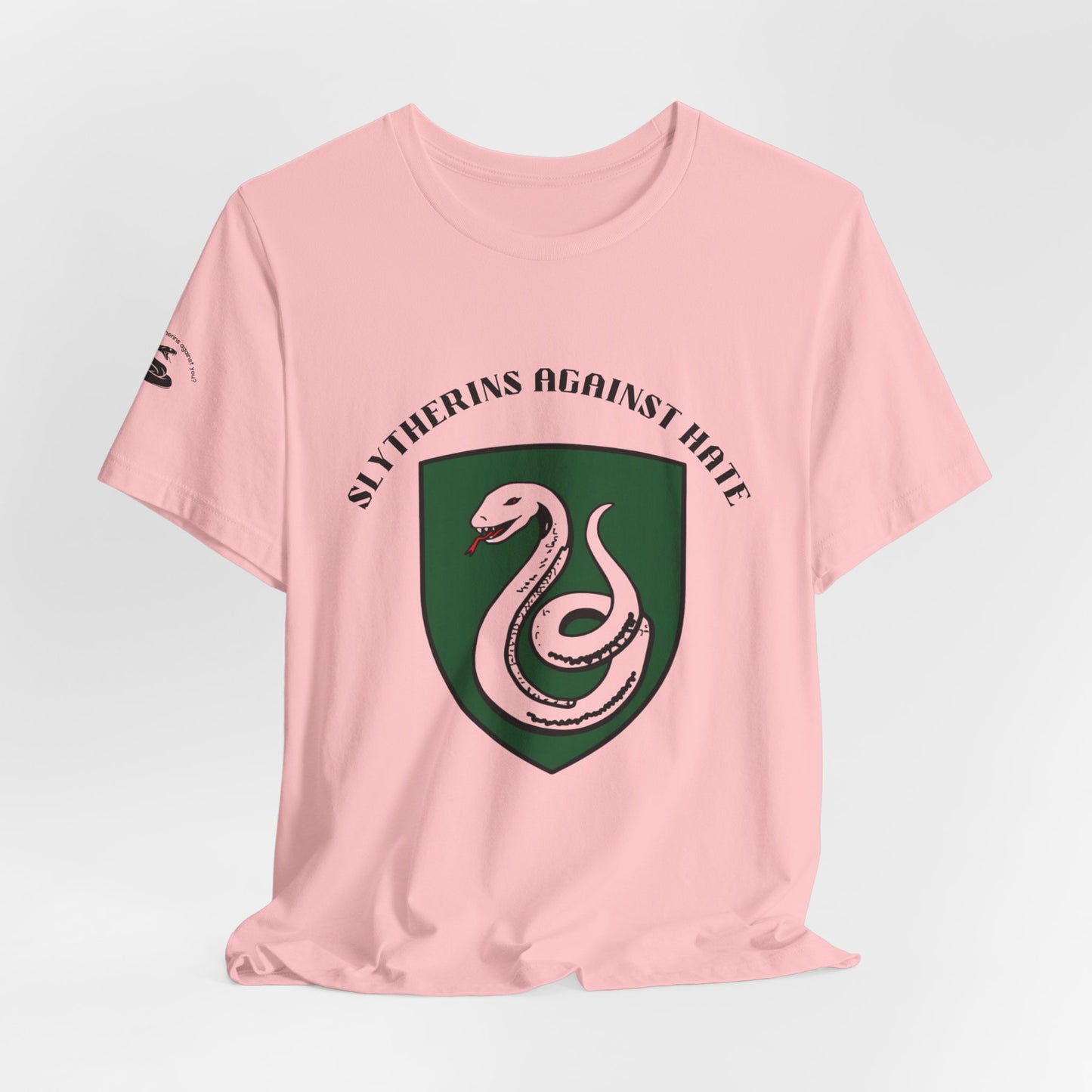 Slytherins Against Hate T-Shirt — Anti-Hate Green Crest Tee