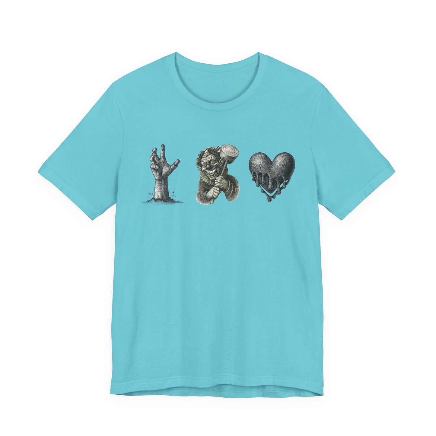 Live, Laugh, Love Horror Graphic Tee