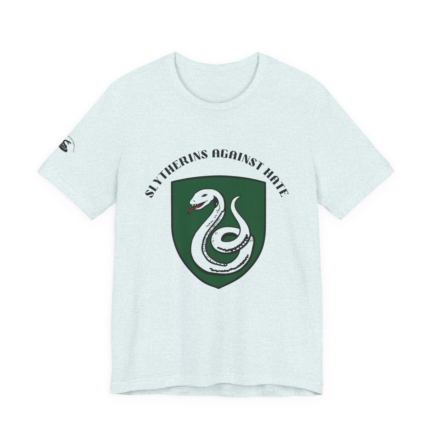 Slytherins Against Hate T-Shirt — Anti-Hate Green Crest Tee