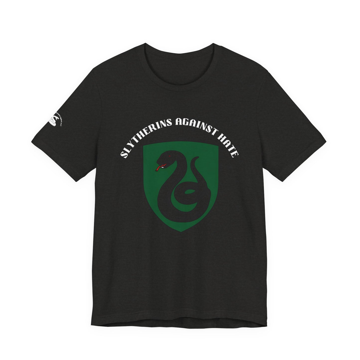 Slytherins Against Hate T-Shirt — Anti-Hate Green Crest Tee