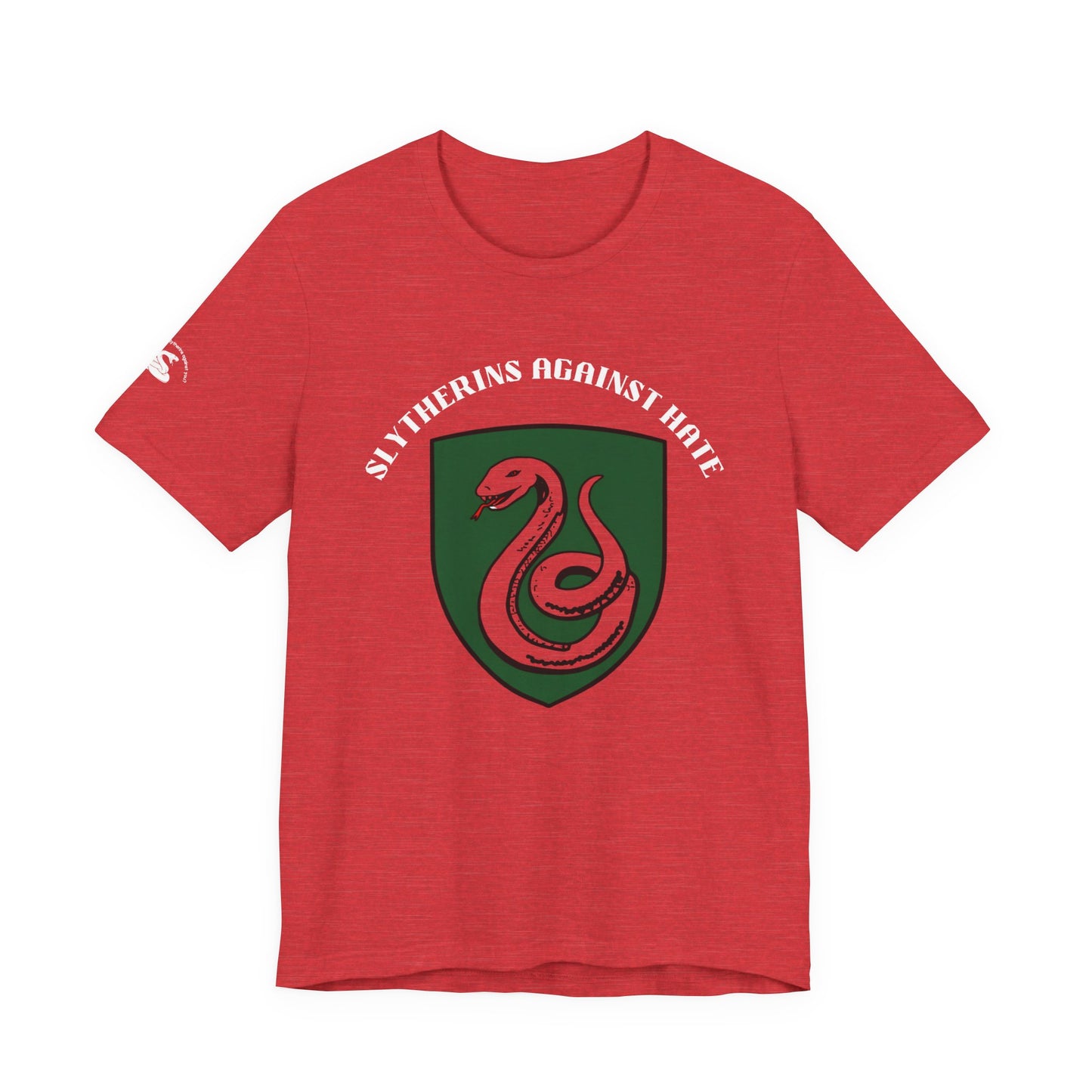 Slytherins Against Hate T-Shirt — Anti-Hate Green Crest Tee