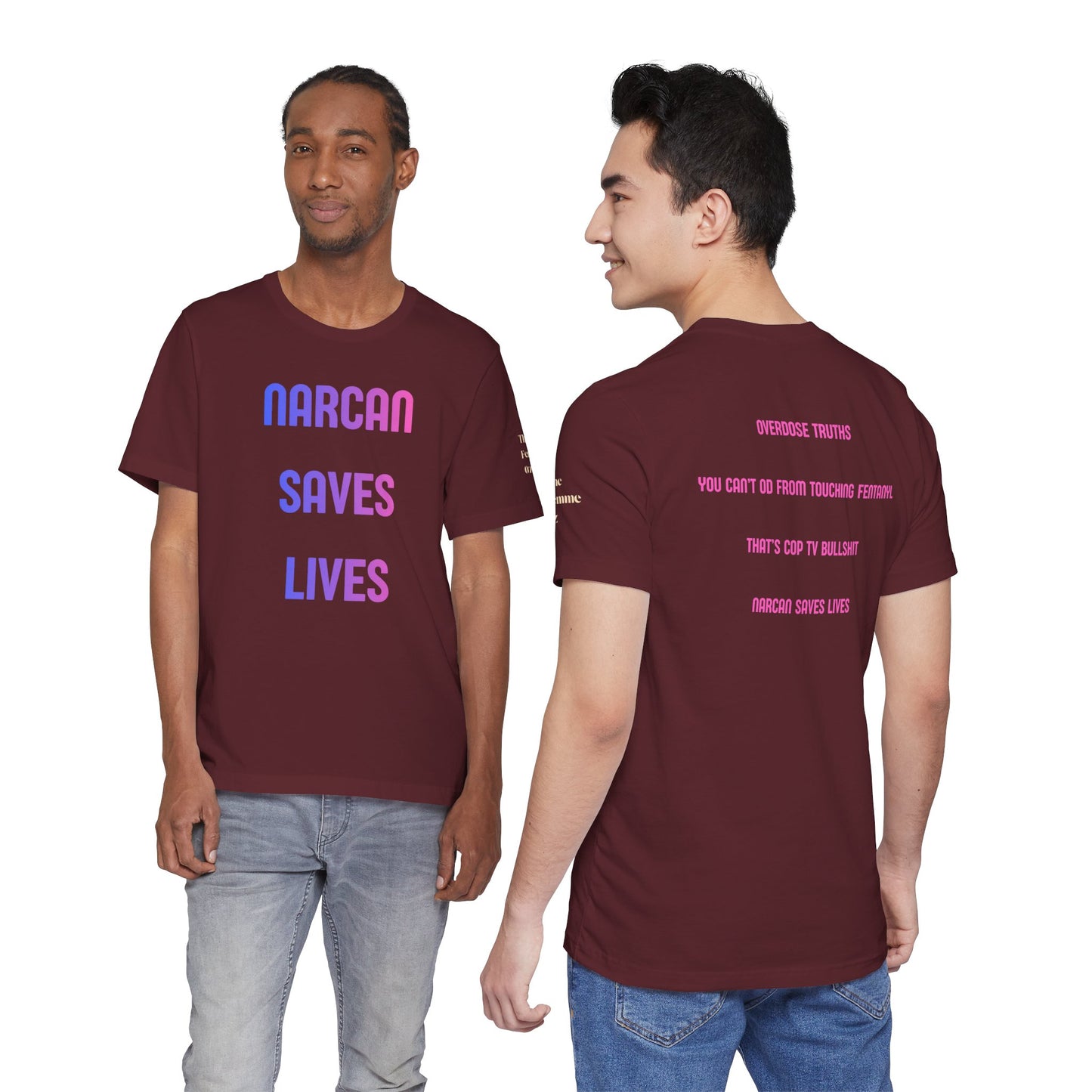 Narcan Saves Lives T‑Shirt — Overdose Awareness & Harm Reduction Tee
