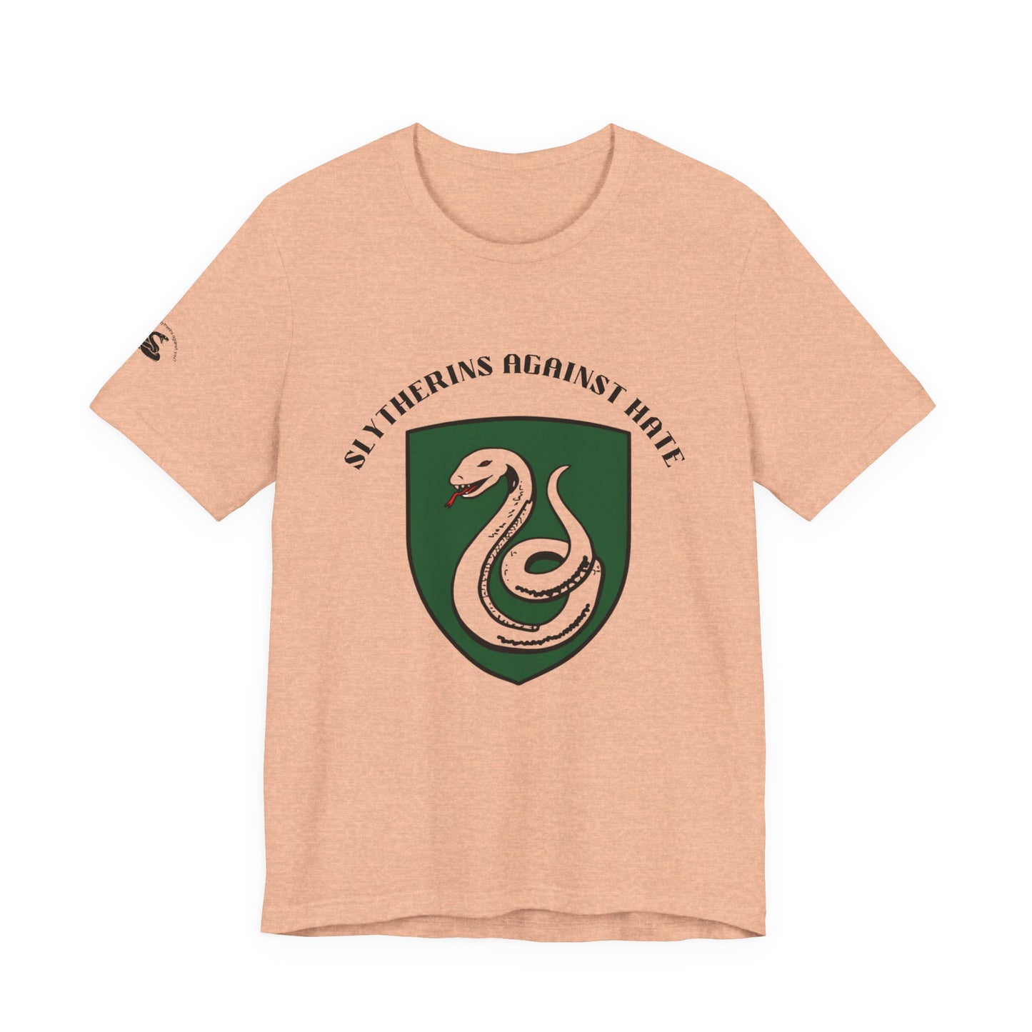 Slytherins Against Hate T-Shirt — Anti-Hate Green Crest Tee