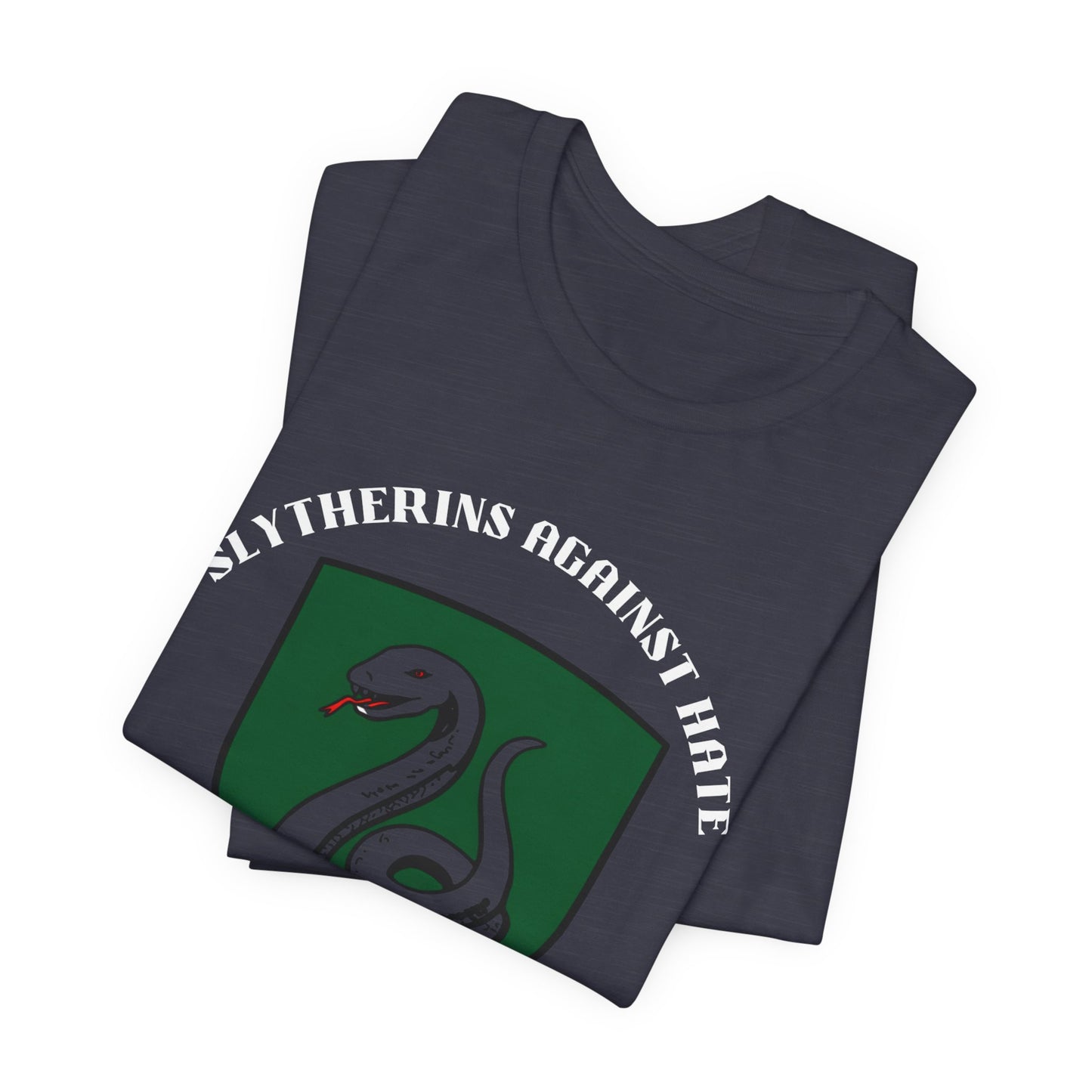 Slytherins Against Hate T-Shirt — Anti-Hate Green Crest Tee