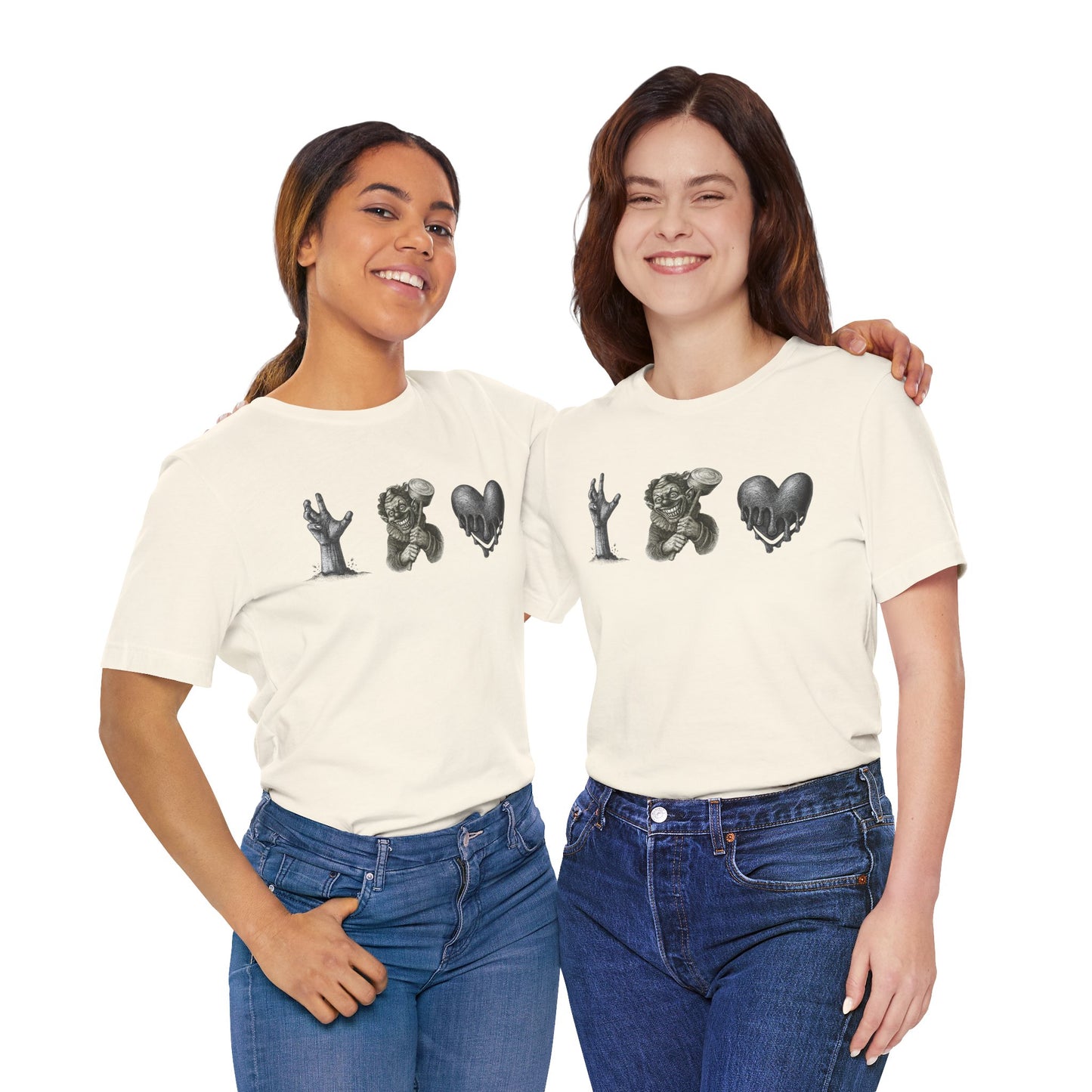 Live, Laugh, Love Horror Graphic Tee