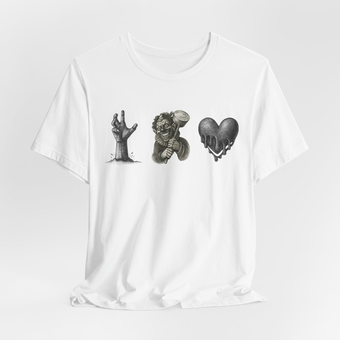 Live, Laugh, Love Horror Graphic Tee