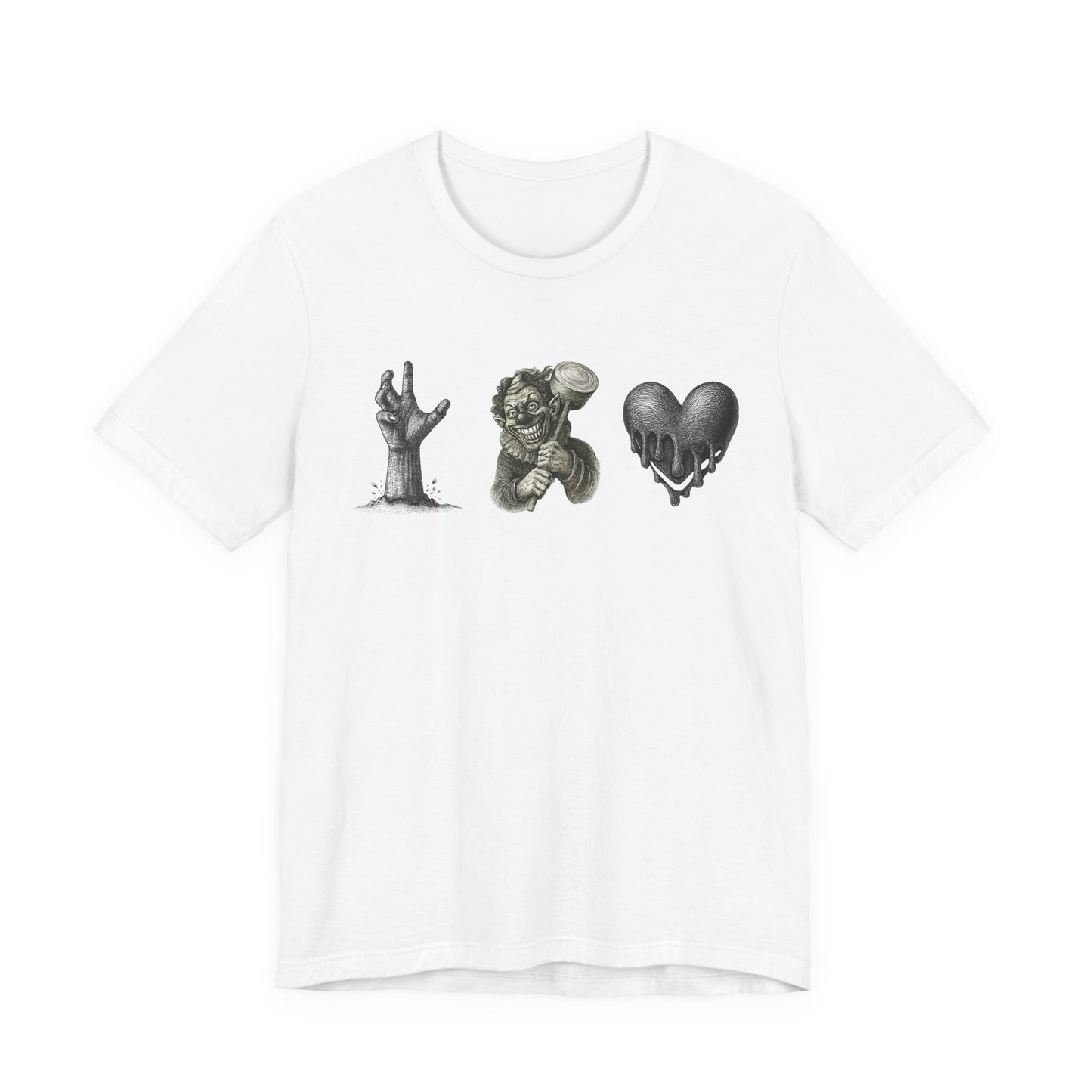 Live, Laugh, Love Horror Graphic Tee