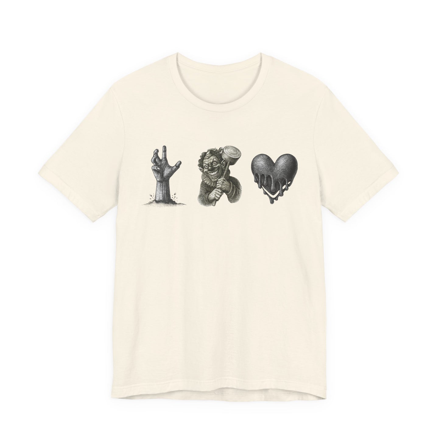 Live, Laugh, Love Horror Graphic Tee