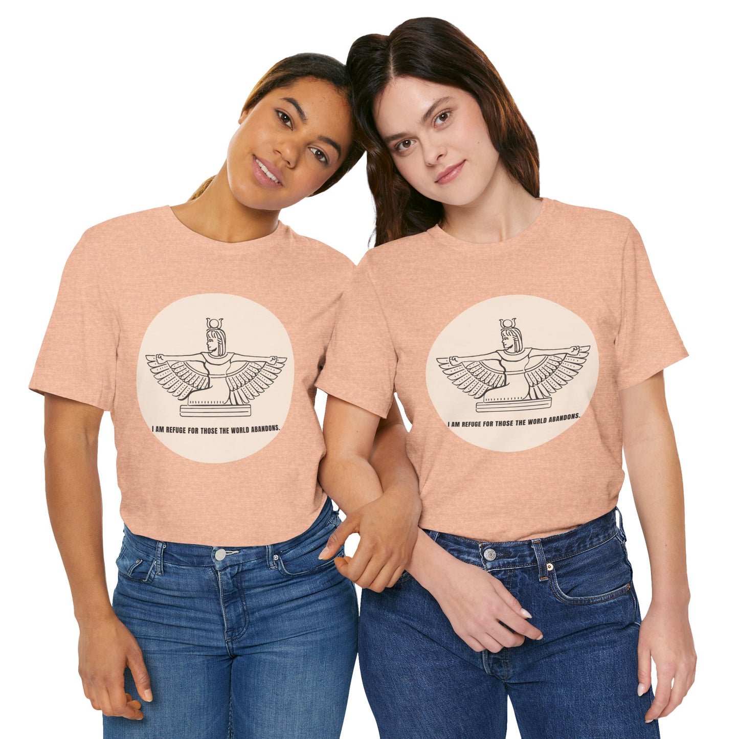 Goddess "I Am Refuge for Those the World Abandons" T-Shirt