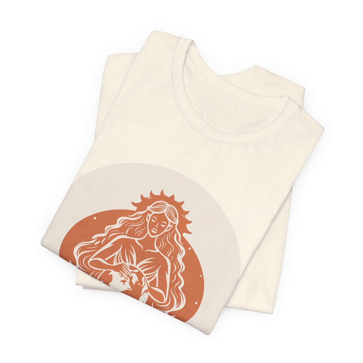 GAIA Tee — "All Who Need Held Are Held" Humanist Goddesses T-Shirt