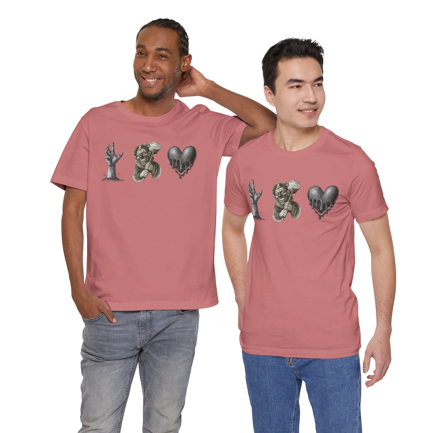 Live, Laugh, Love Horror Graphic Tee