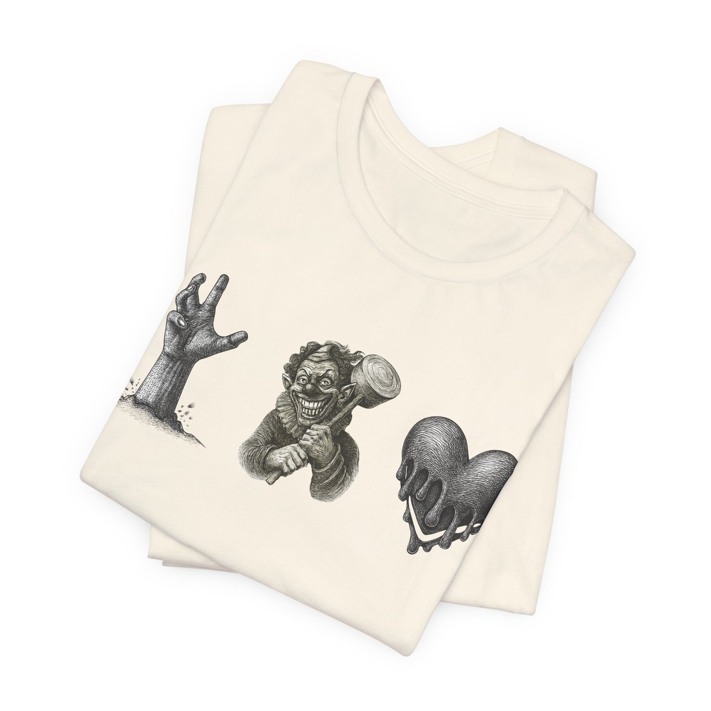 Live, Laugh, Love Horror Graphic Tee