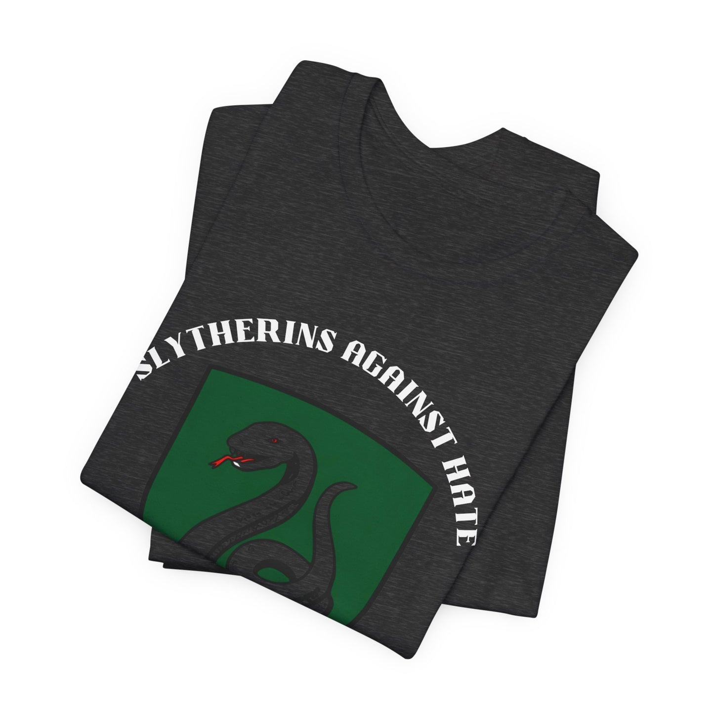 Slytherins Against Hate T-Shirt — Anti-Hate Green Crest Tee