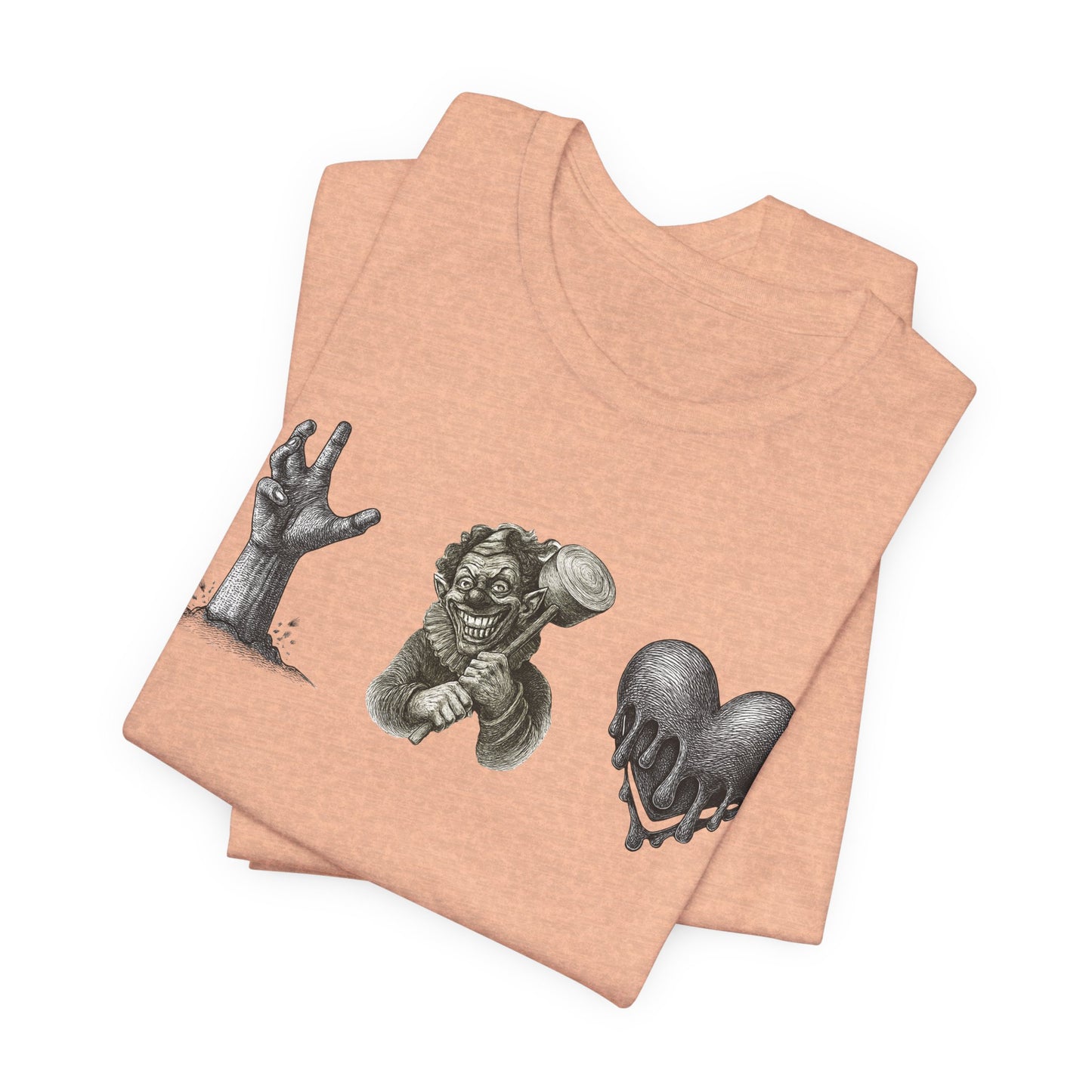 Live, Laugh, Love Horror Graphic Tee