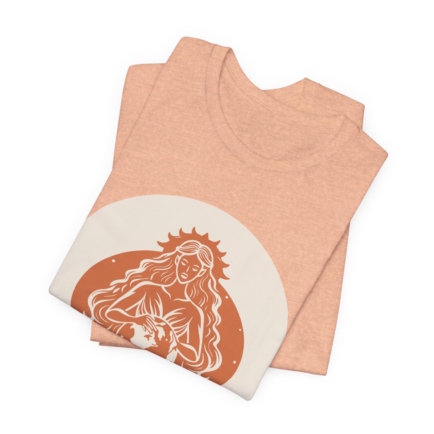 GAIA Tee — "All Who Need Held Are Held" Humanist Goddesses T-Shirt