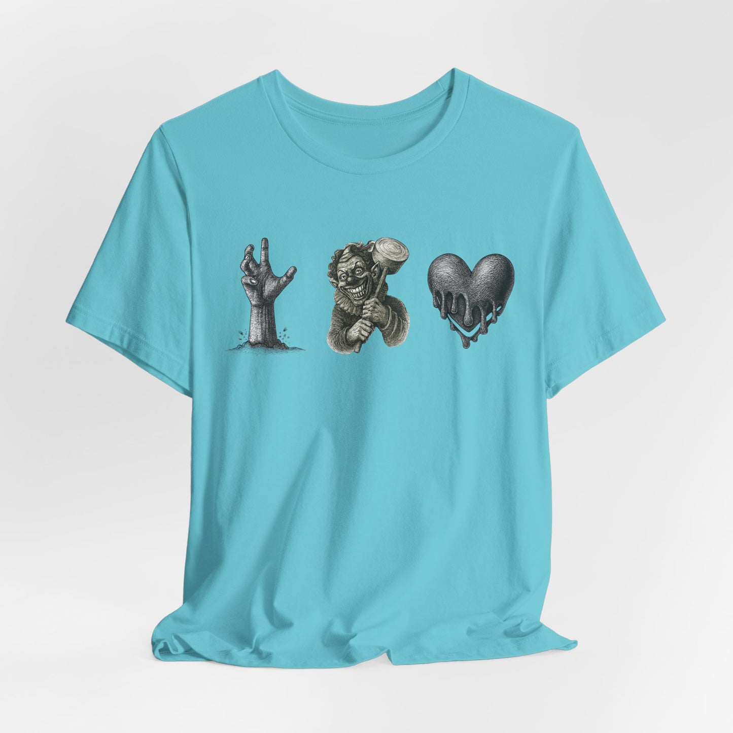 Live, Laugh, Love Horror Graphic Tee