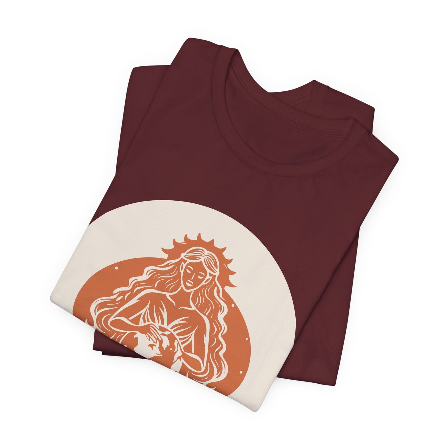 GAIA Tee — "All Who Need Held Are Held" Humanist Goddesses T-Shirt