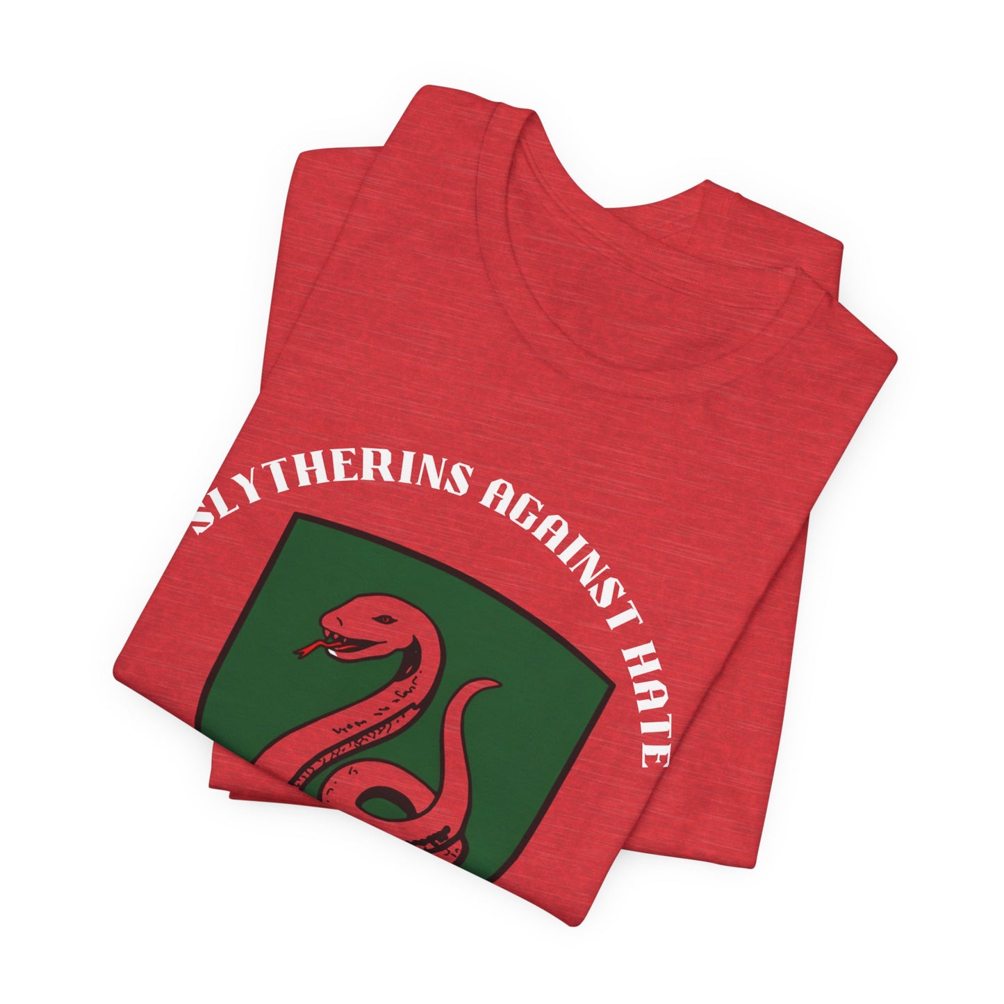 Slytherins Against Hate T-Shirt — Anti-Hate Green Crest Tee
