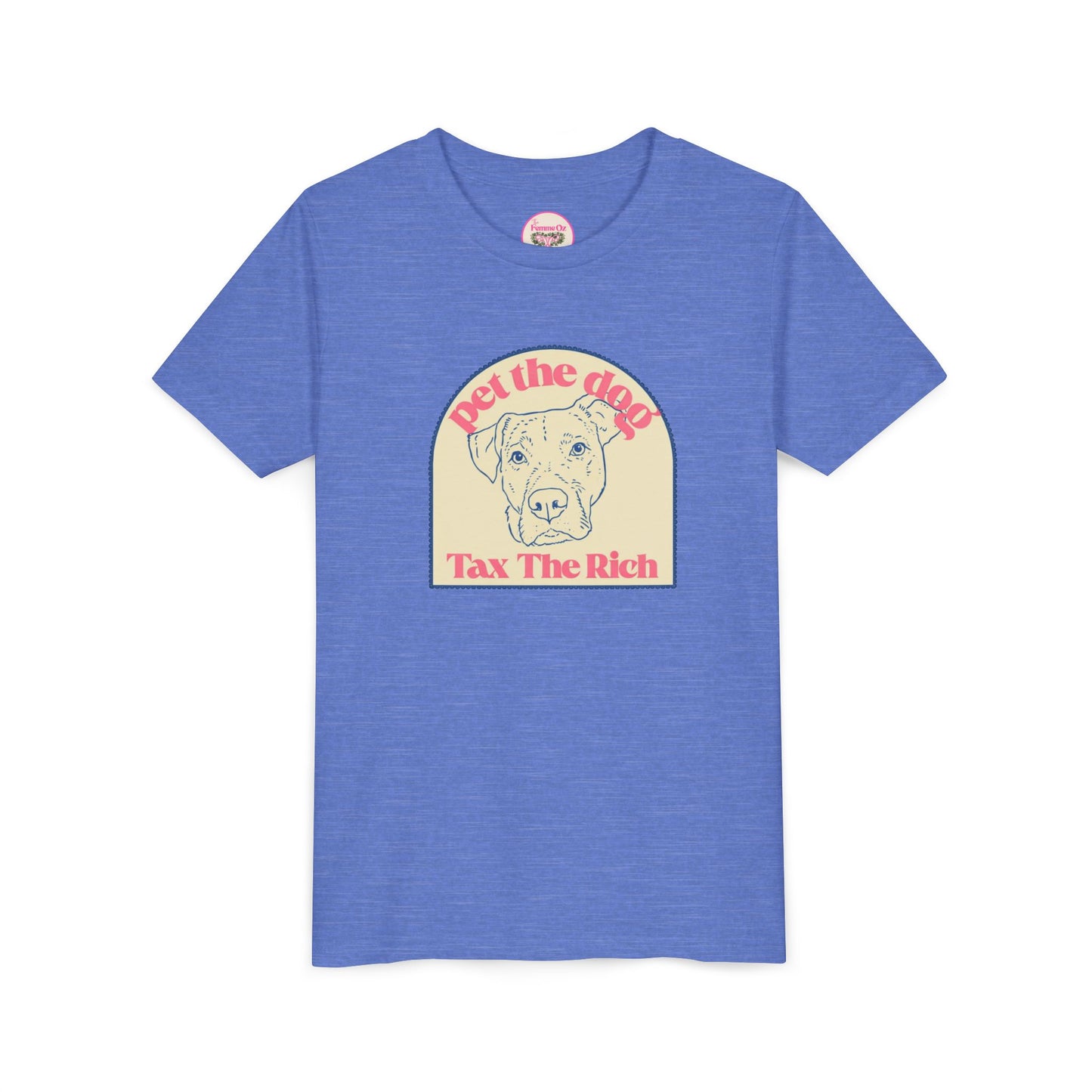 Youth Tee — 'Pet the Dog, Tax the Rich'