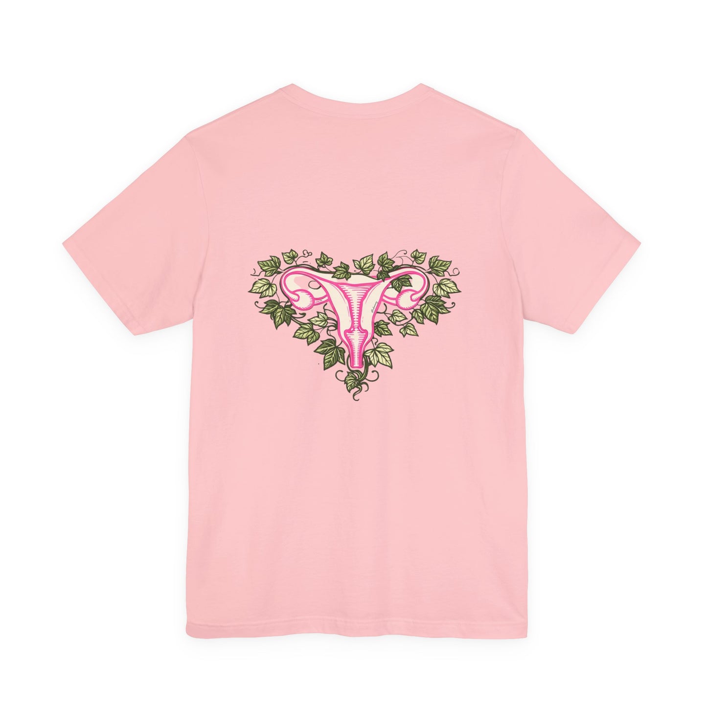 Uterus Floral Tee — "My Uterus is Shedding, You Have Been Warned" Short Sleeve Shirt