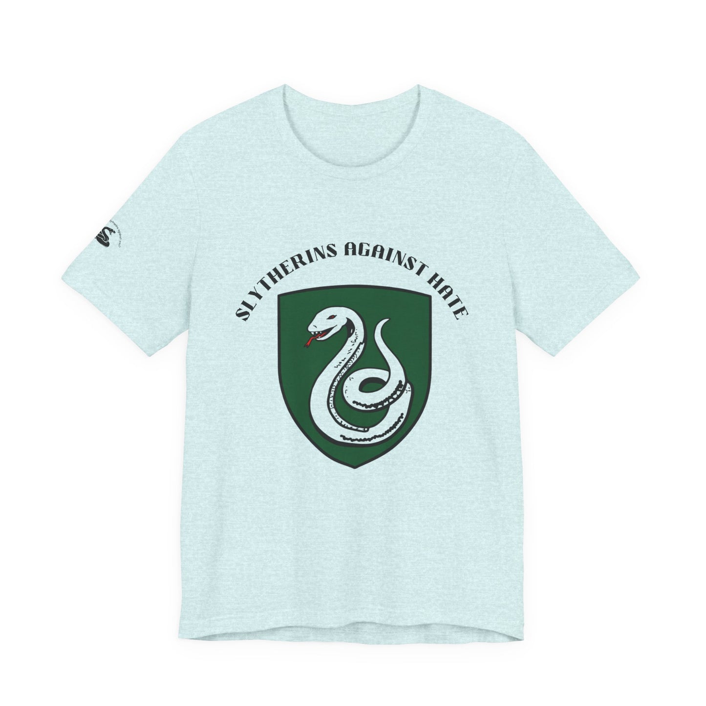 Slytherins Against Hate T-Shirt — Anti-Hate Green Crest Tee