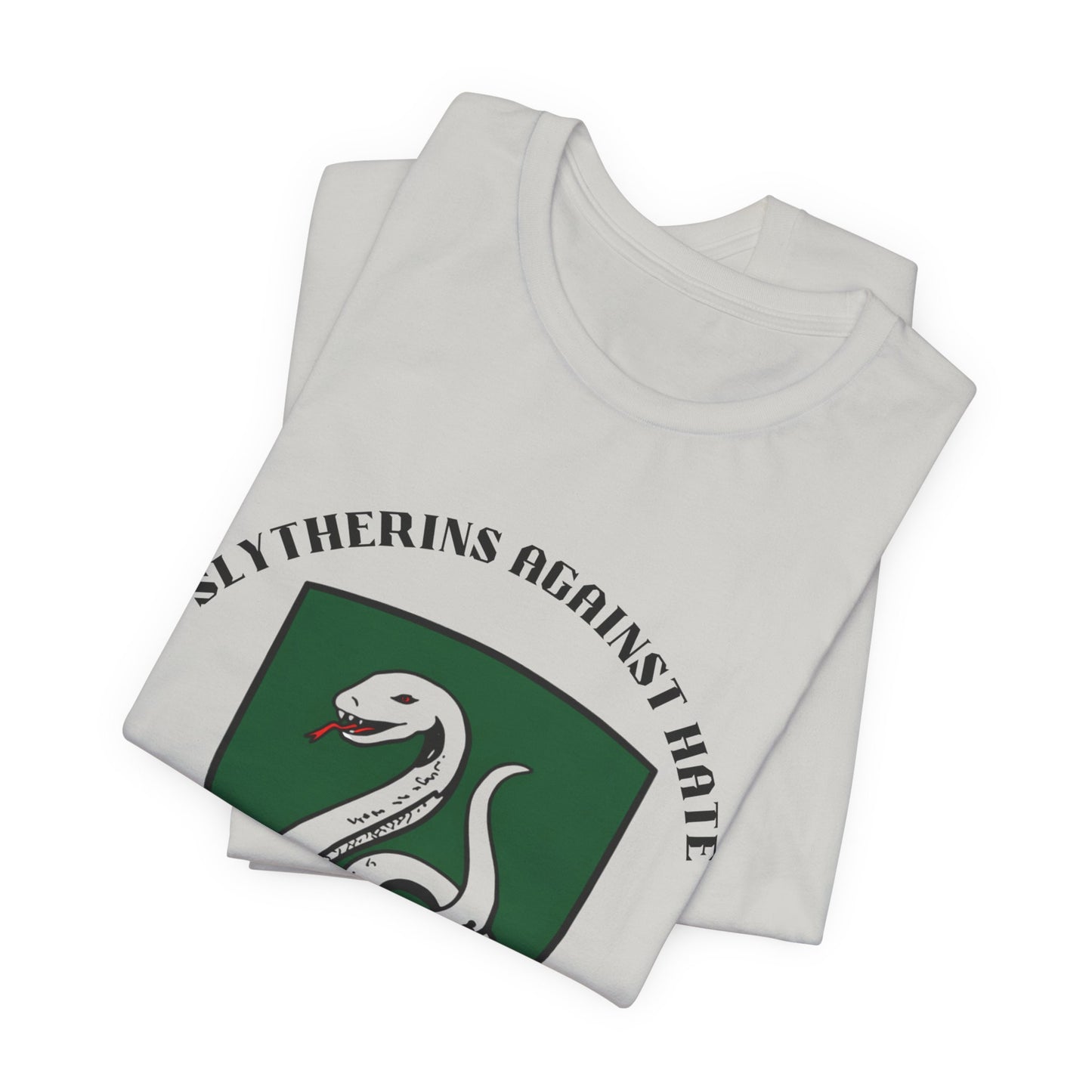 Slytherins Against Hate T-Shirt — Anti-Hate Green Crest Tee