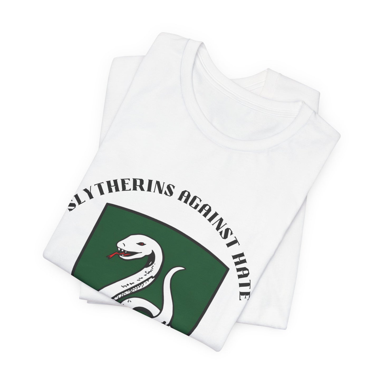 Slytherins Against Hate T-Shirt — Anti-Hate Green Crest Tee