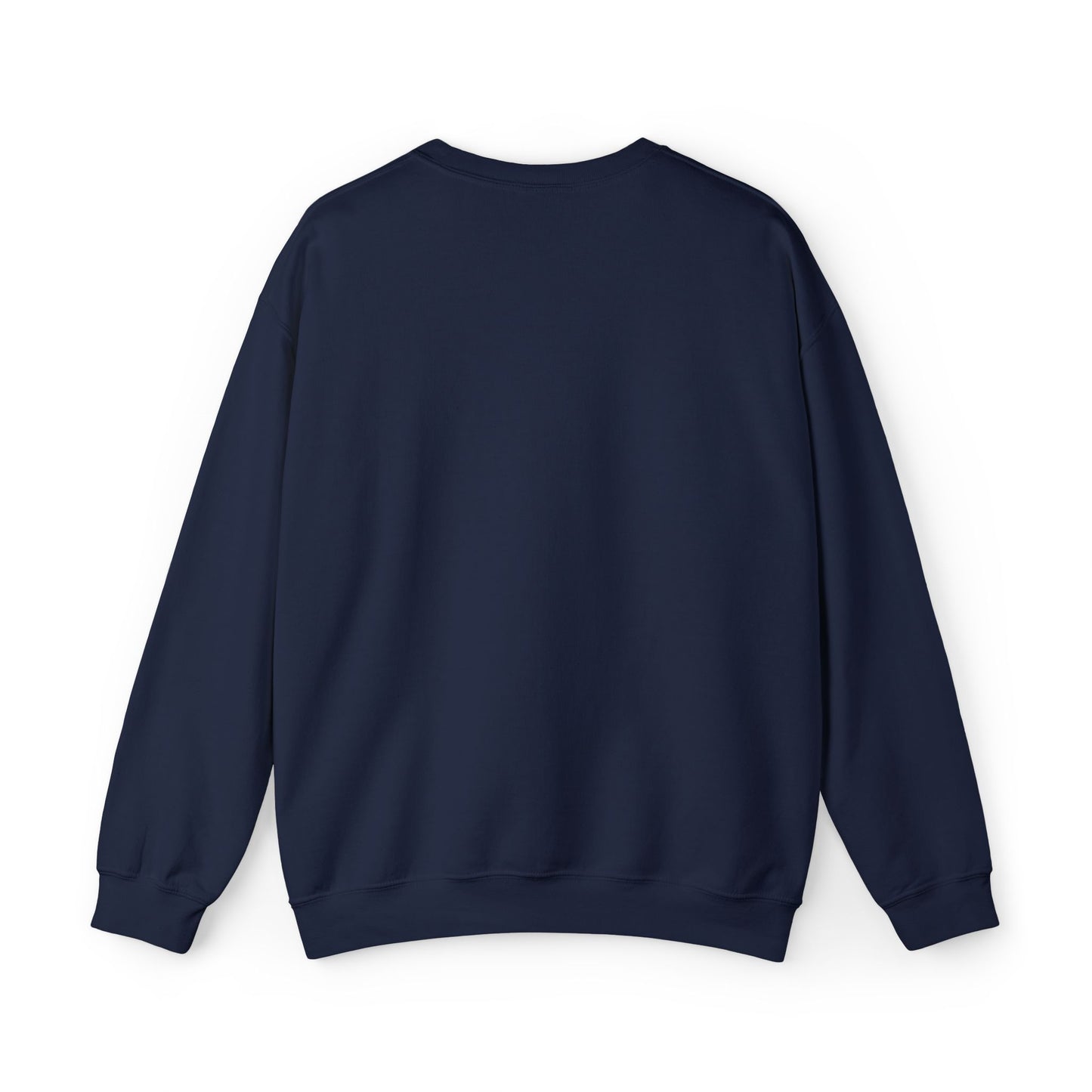 Crewneck Sweatshirt "die.cry.eh." — Playful Rainbow Script Graphic