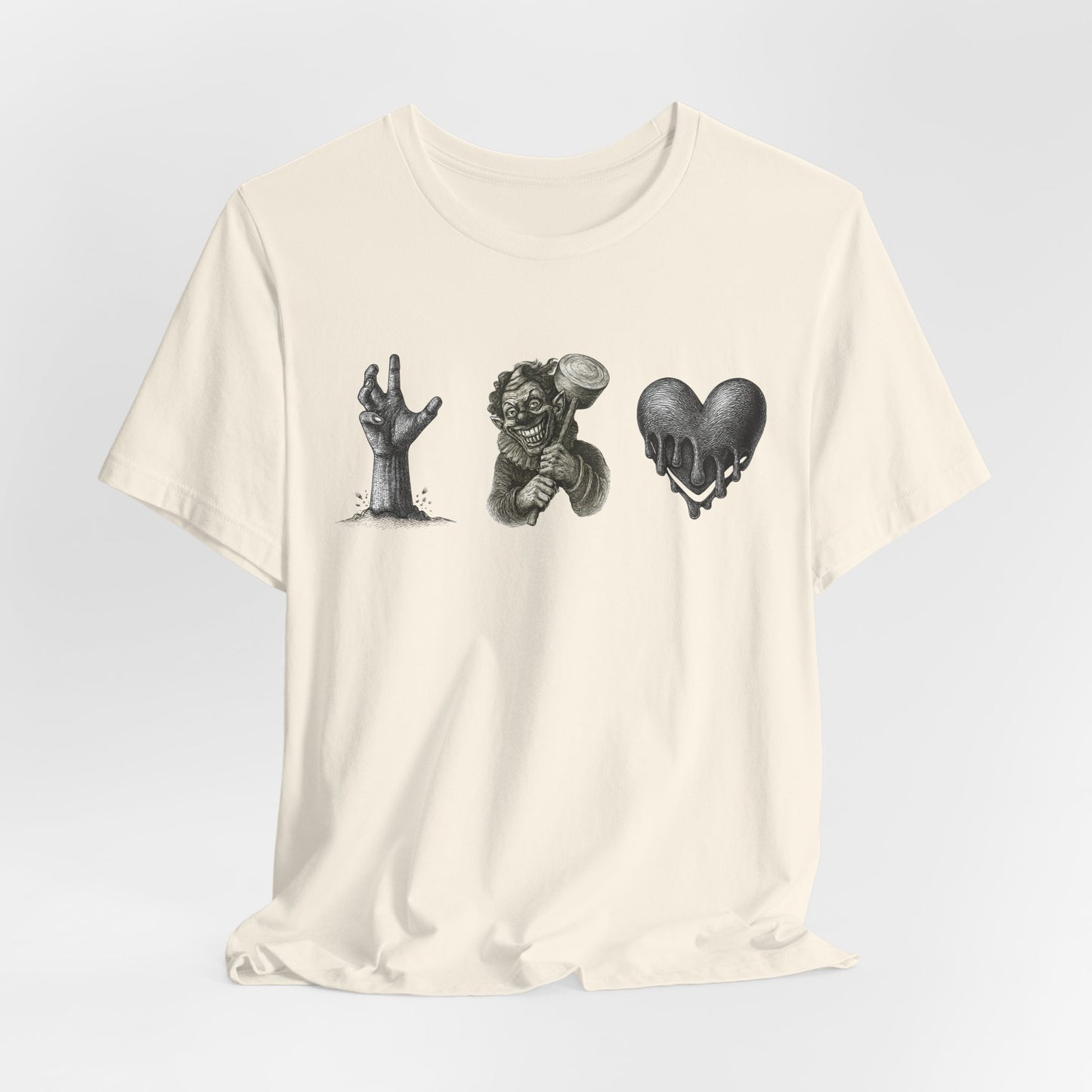 Live, Laugh, Love Horror Graphic Tee