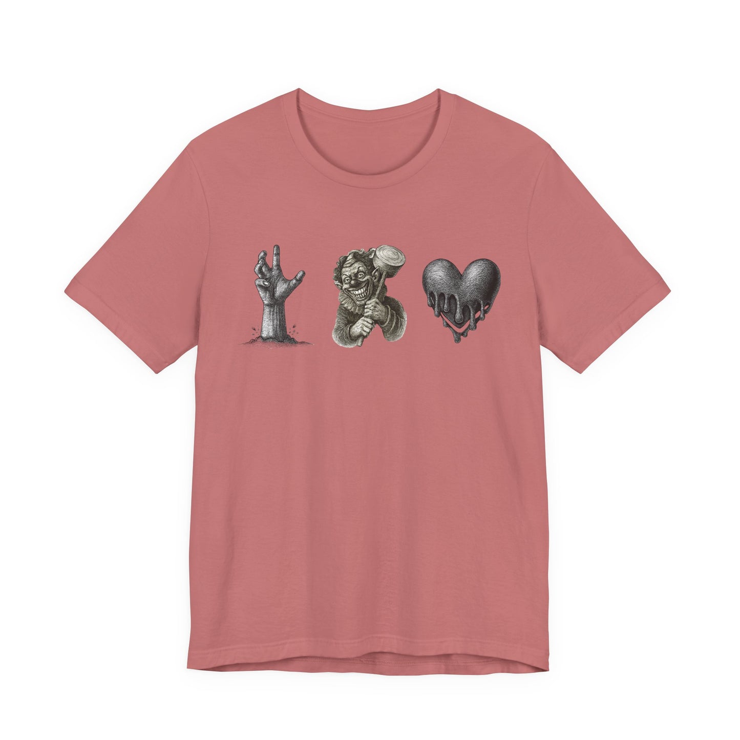 Live, Laugh, Love Horror Graphic Tee