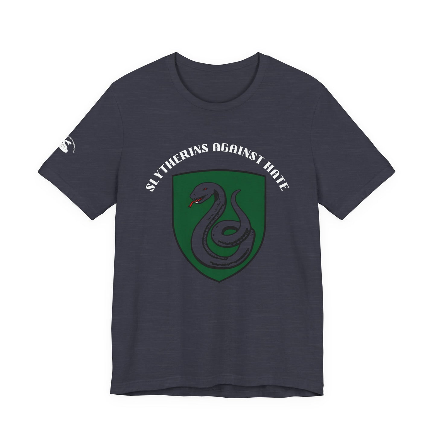 Slytherins Against Hate T-Shirt — Anti-Hate Green Crest Tee