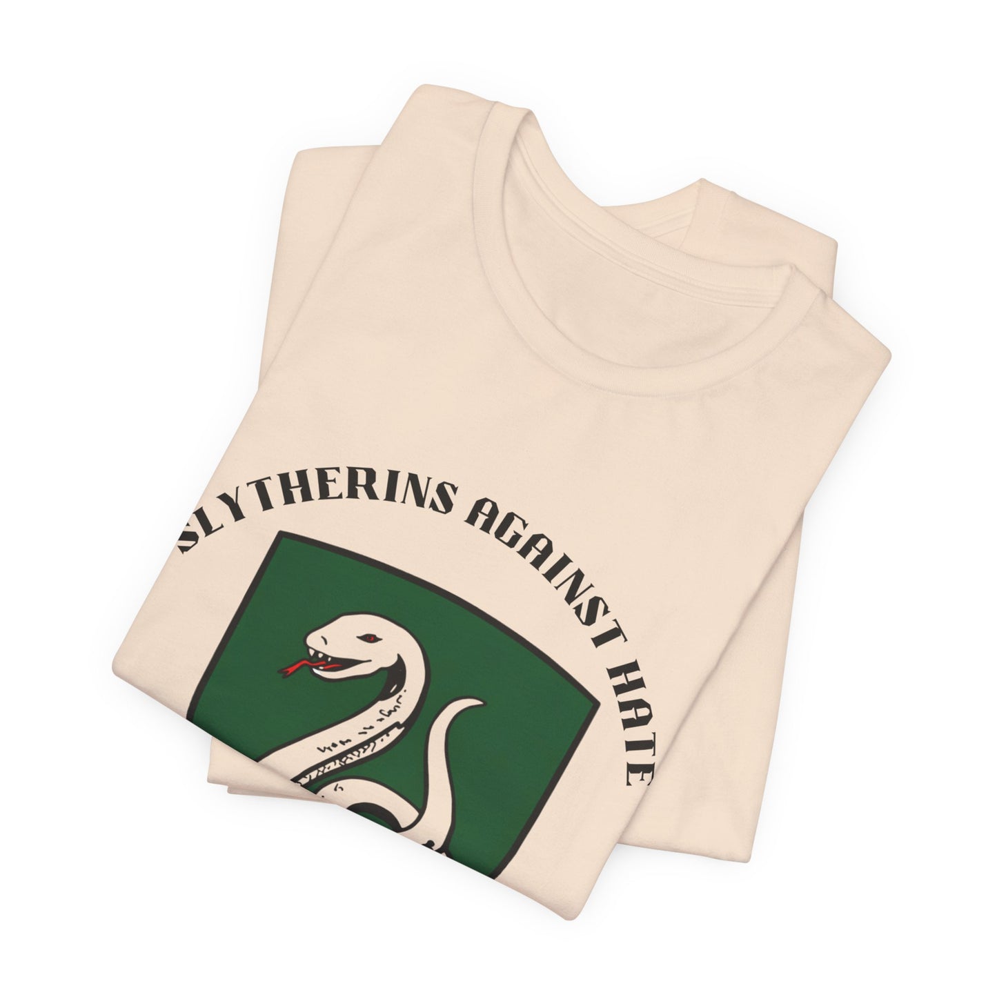 Slytherins Against Hate T-Shirt — Anti-Hate Green Crest Tee