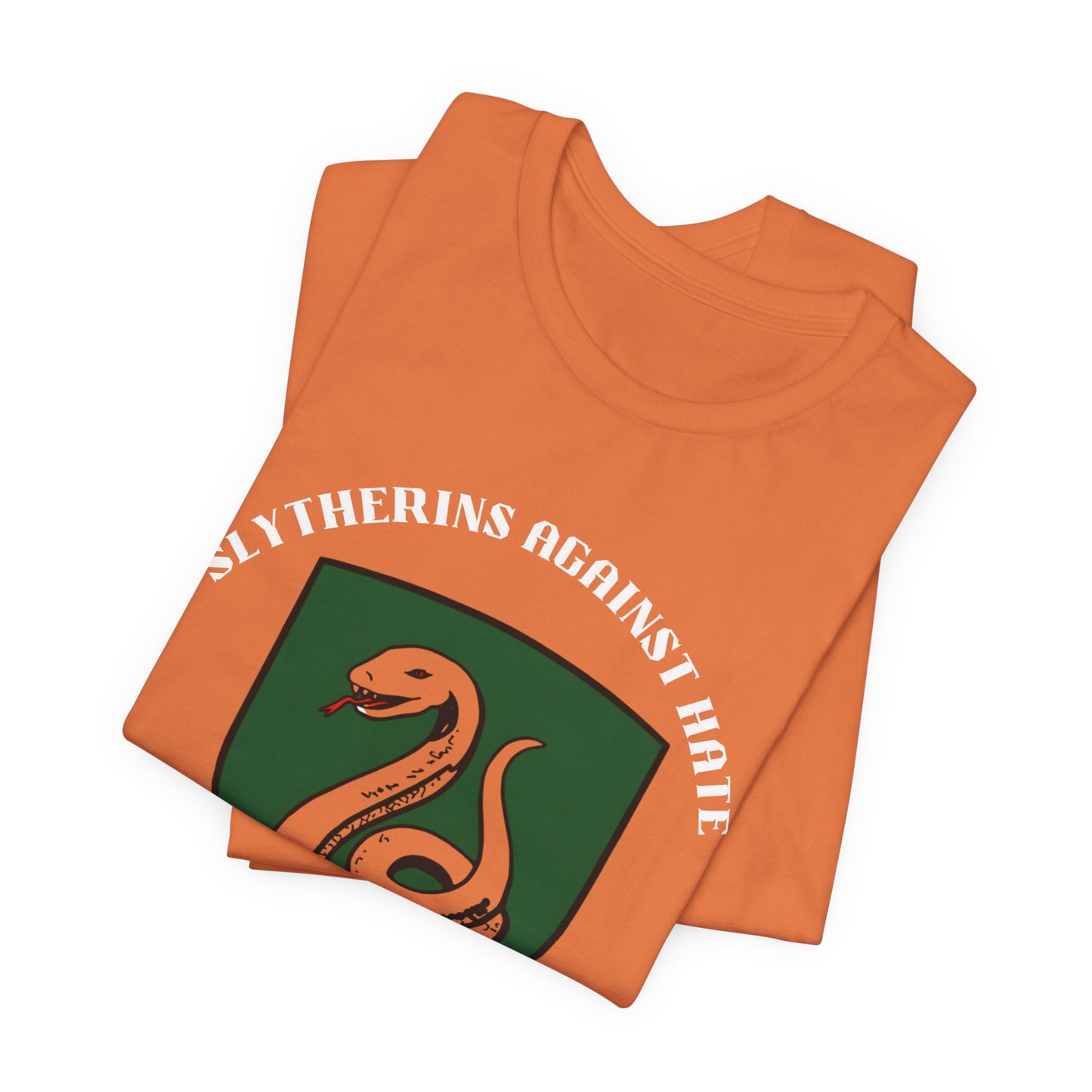 Slytherins Against Hate T-Shirt — Anti-Hate Green Crest Tee