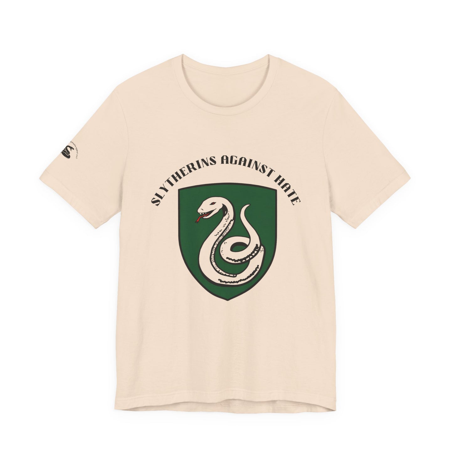 Slytherins Against Hate T-Shirt — Anti-Hate Green Crest Tee