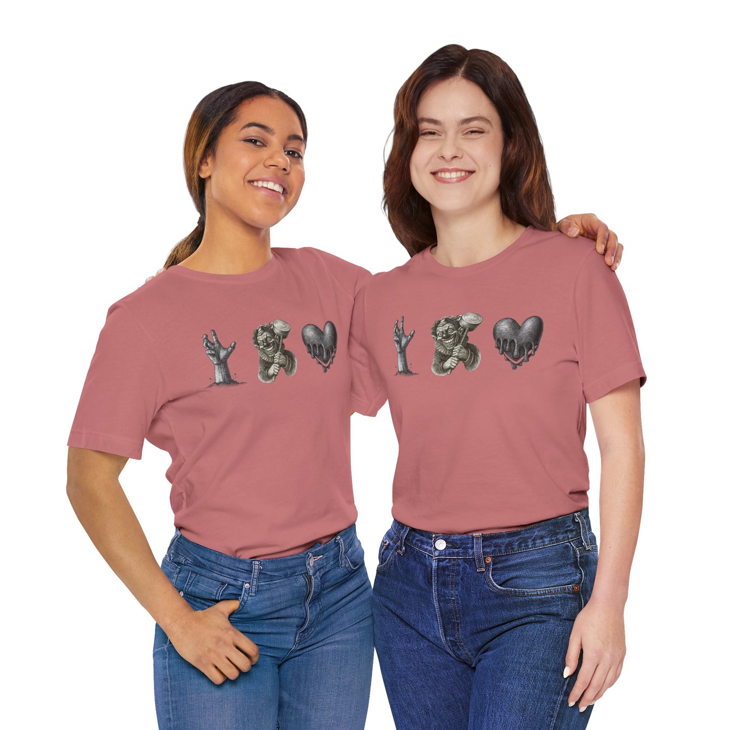 Live, Laugh, Love Horror Graphic Tee