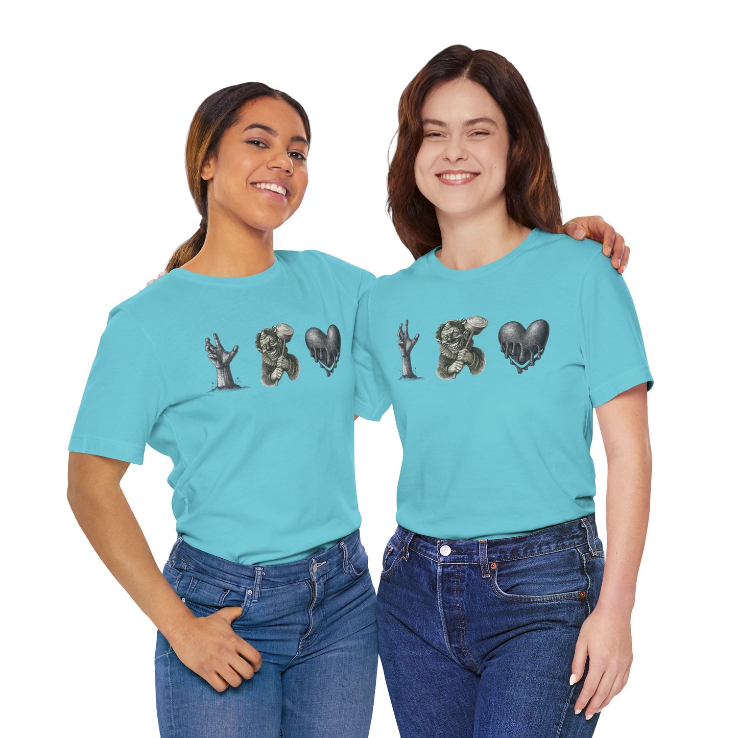 Live, Laugh, Love Horror Graphic Tee