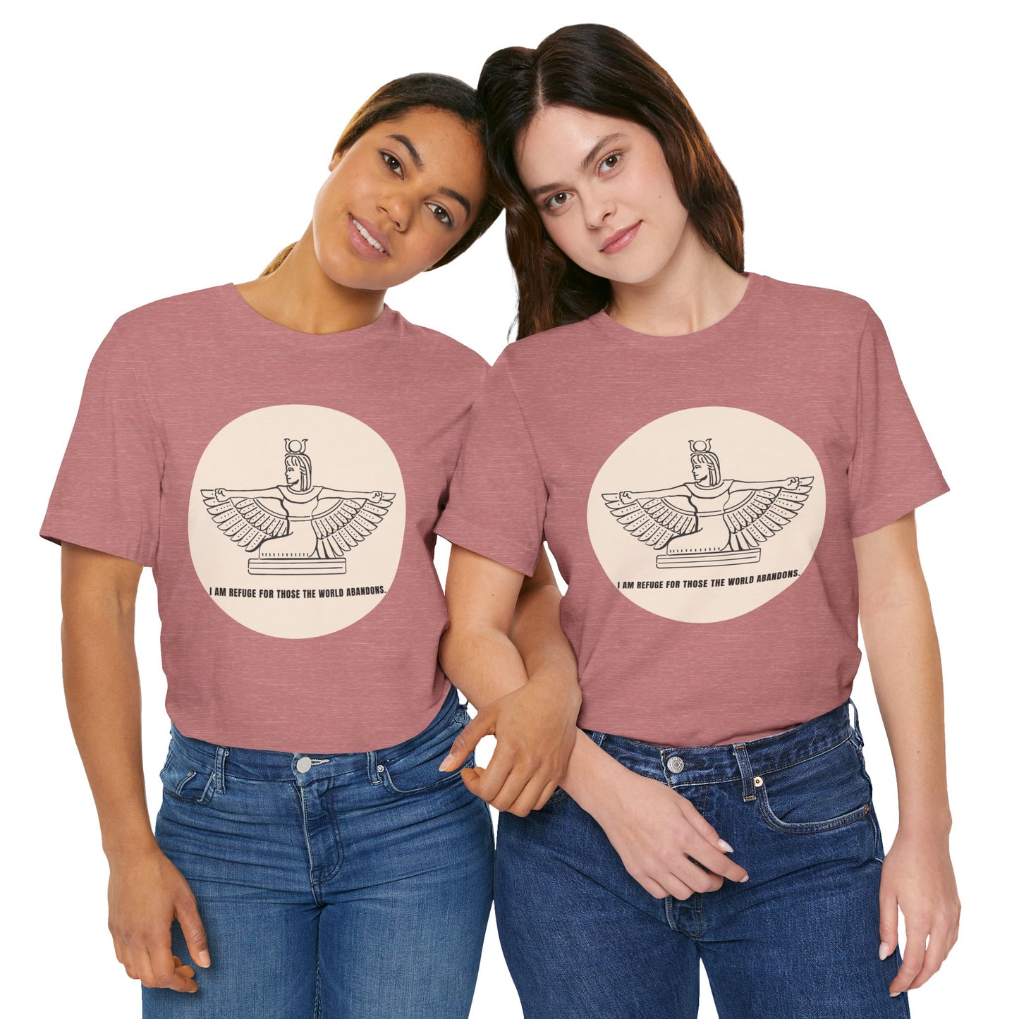 Goddess "I Am Refuge for Those the World Abandons" T-Shirt