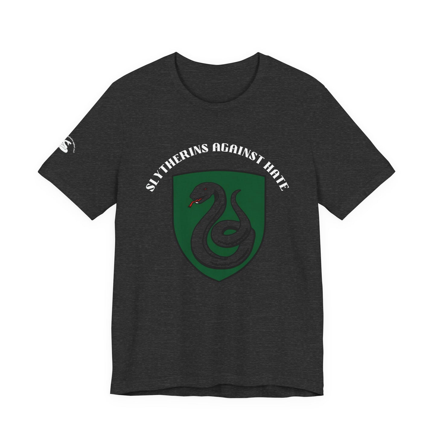 Slytherins Against Hate T-Shirt — Anti-Hate Green Crest Tee