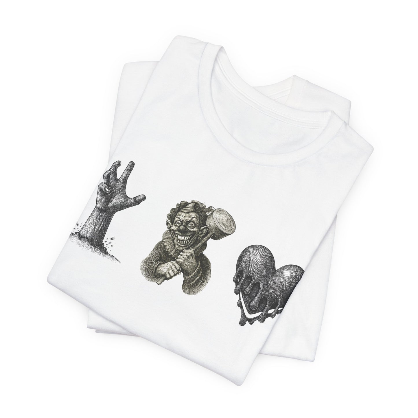 Live, Laugh, Love Horror Graphic Tee