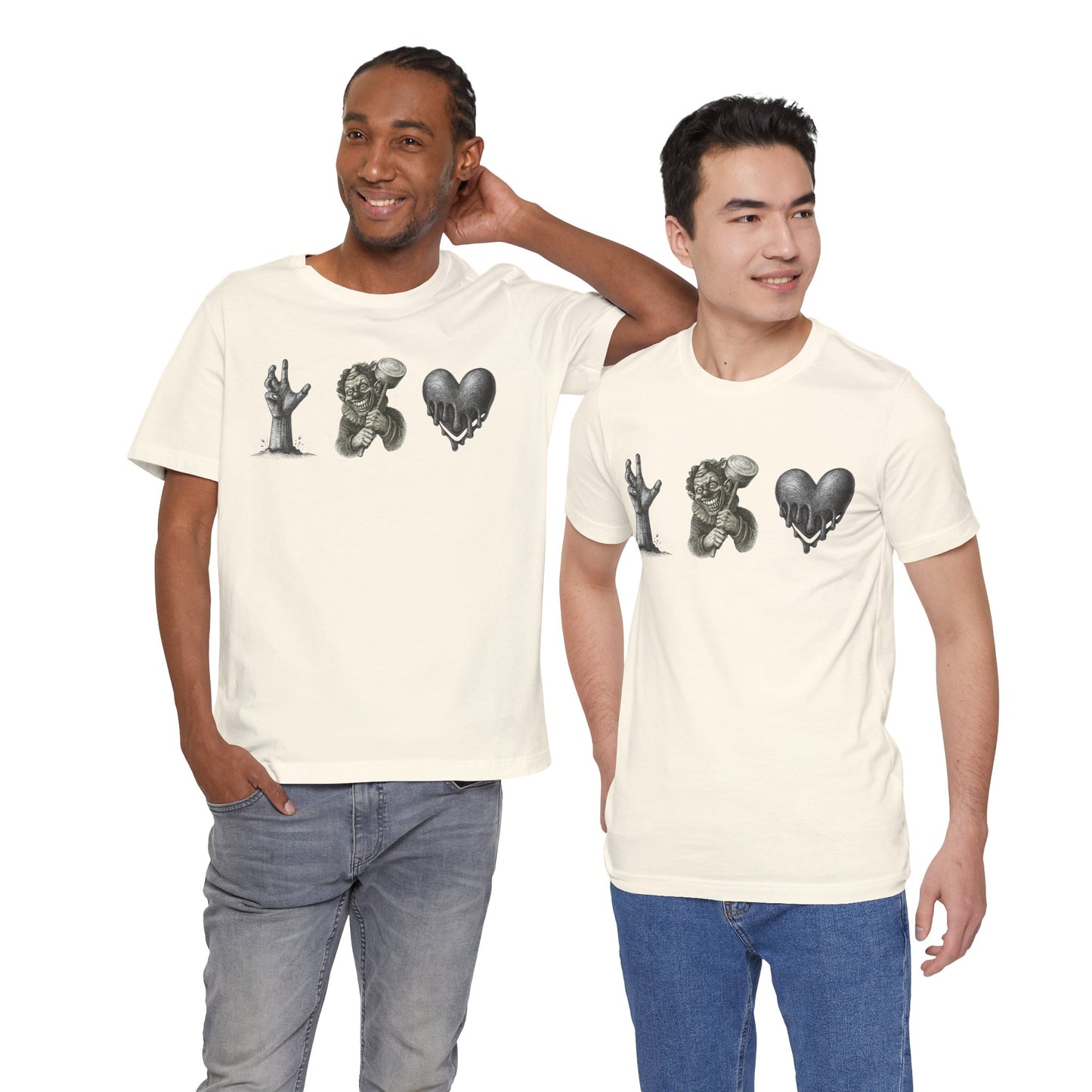 Live, Laugh, Love Horror Graphic Tee