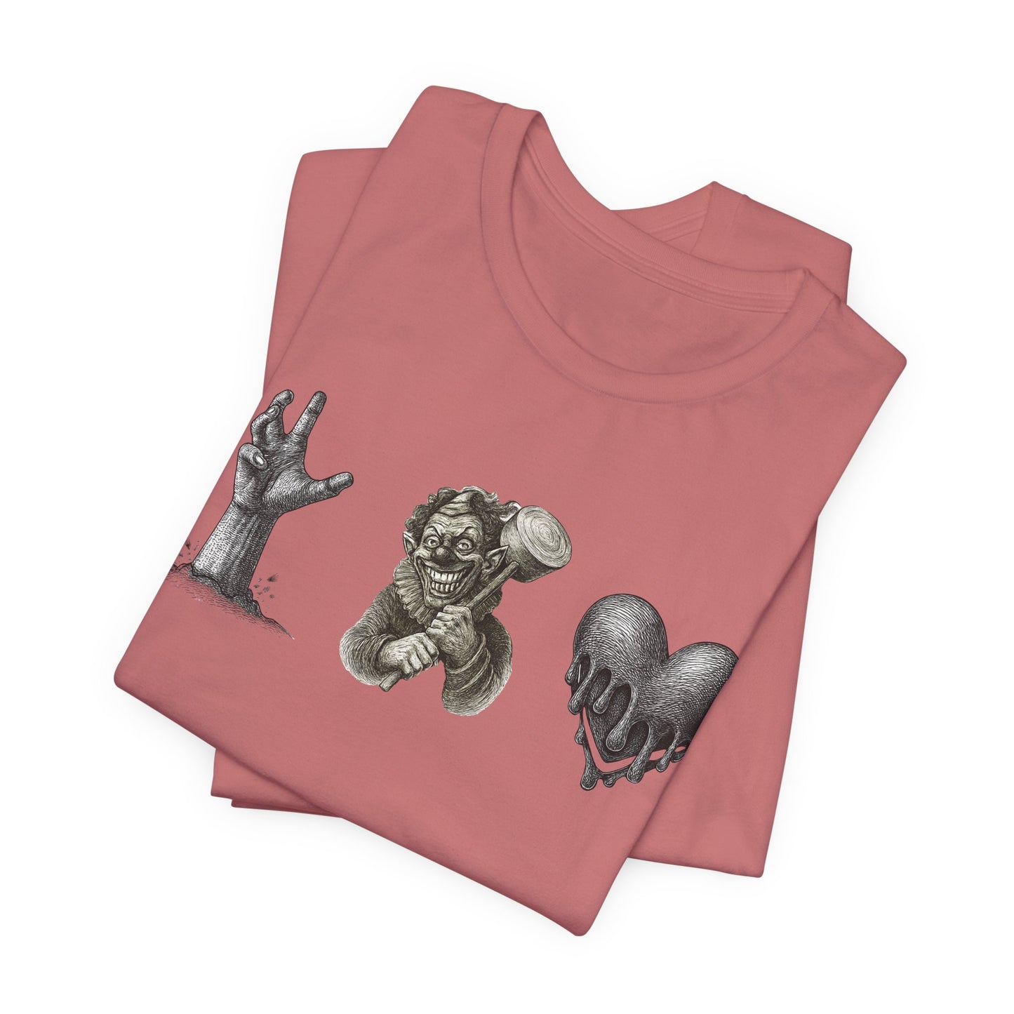 Live, Laugh, Love Horror Graphic Tee