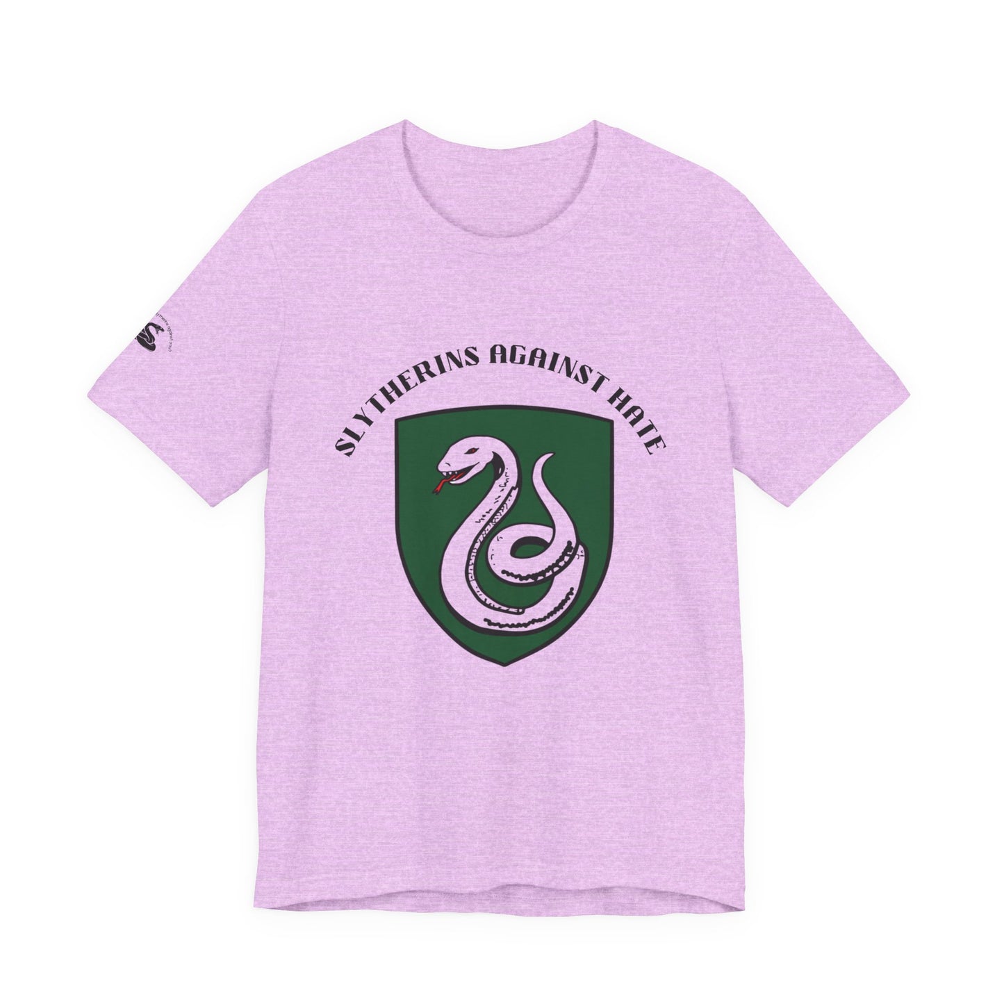 Slytherins Against Hate T-Shirt — Anti-Hate Green Crest Tee