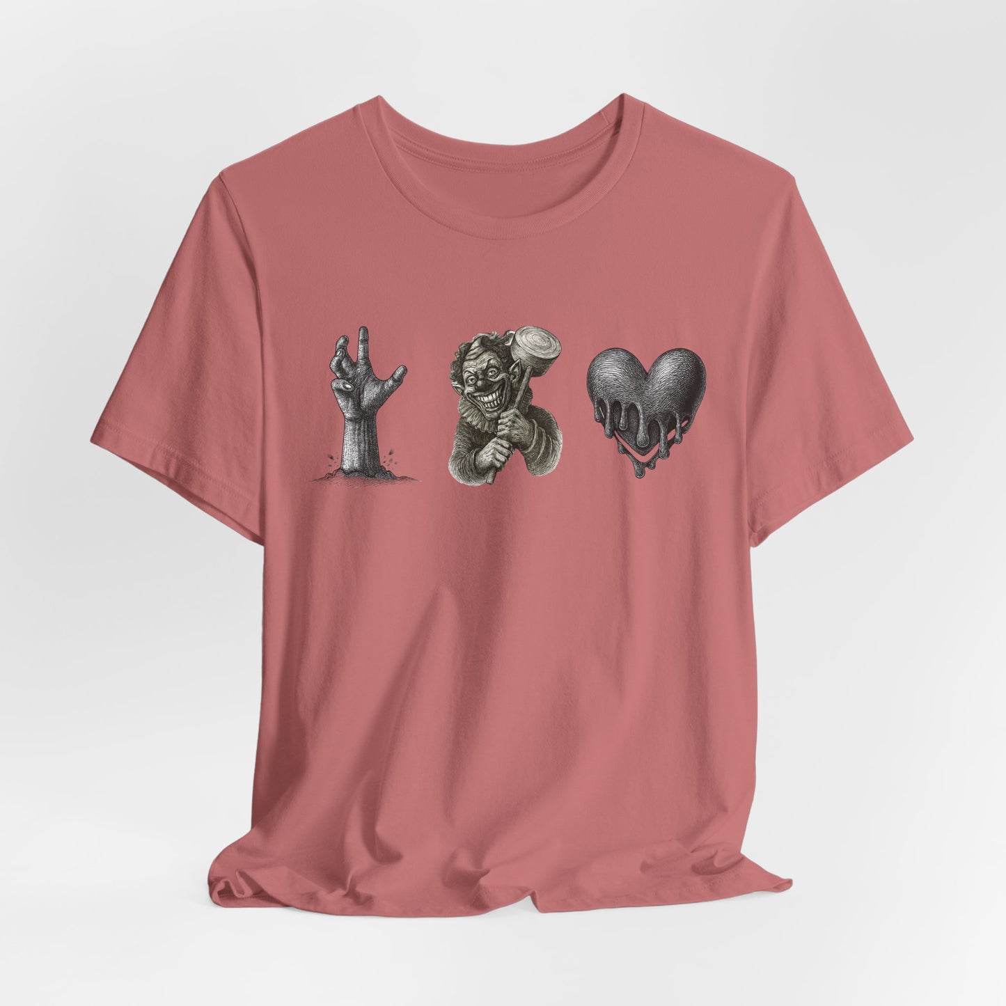 Live, Laugh, Love Horror Graphic Tee