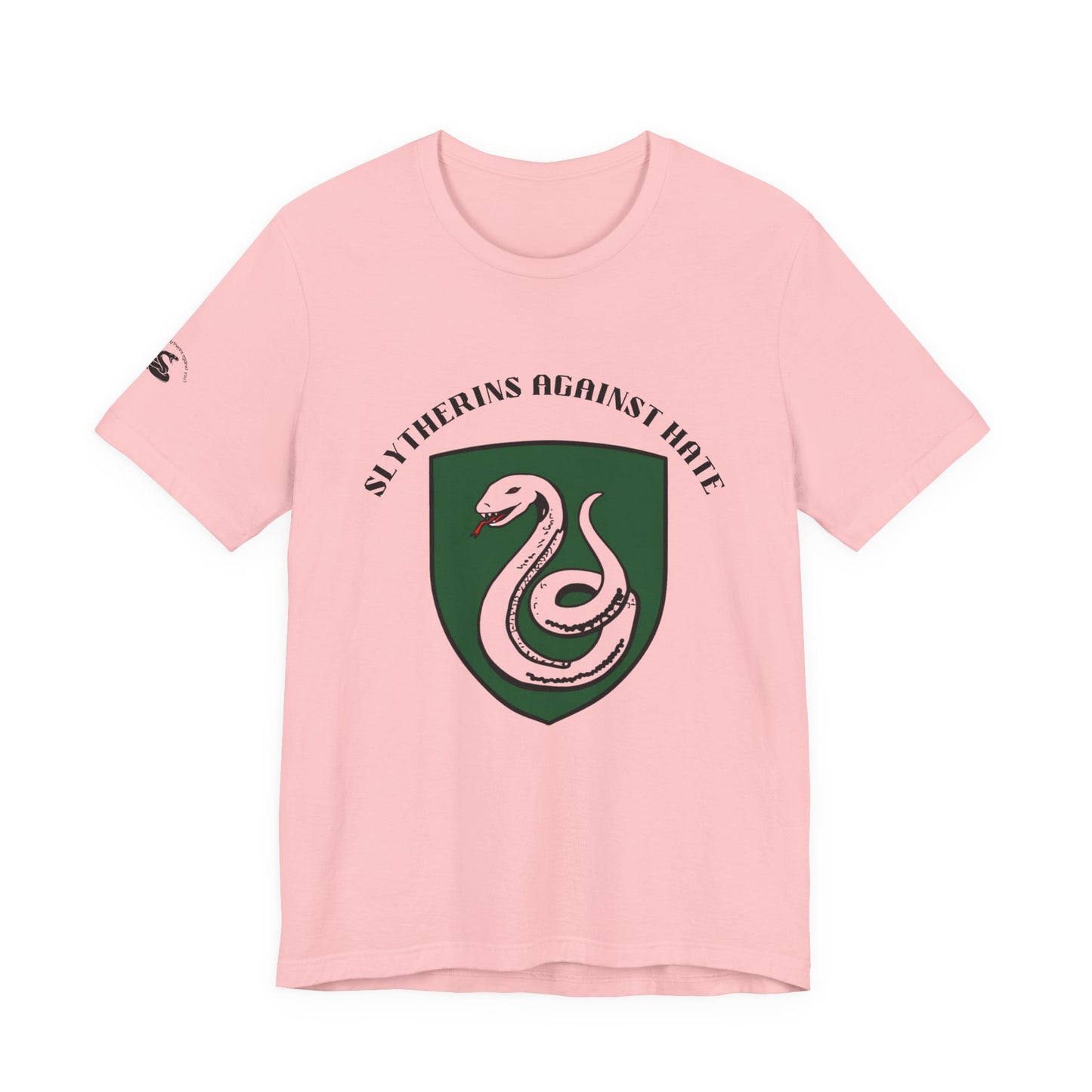 Slytherins Against Hate T-Shirt — Anti-Hate Green Crest Tee
