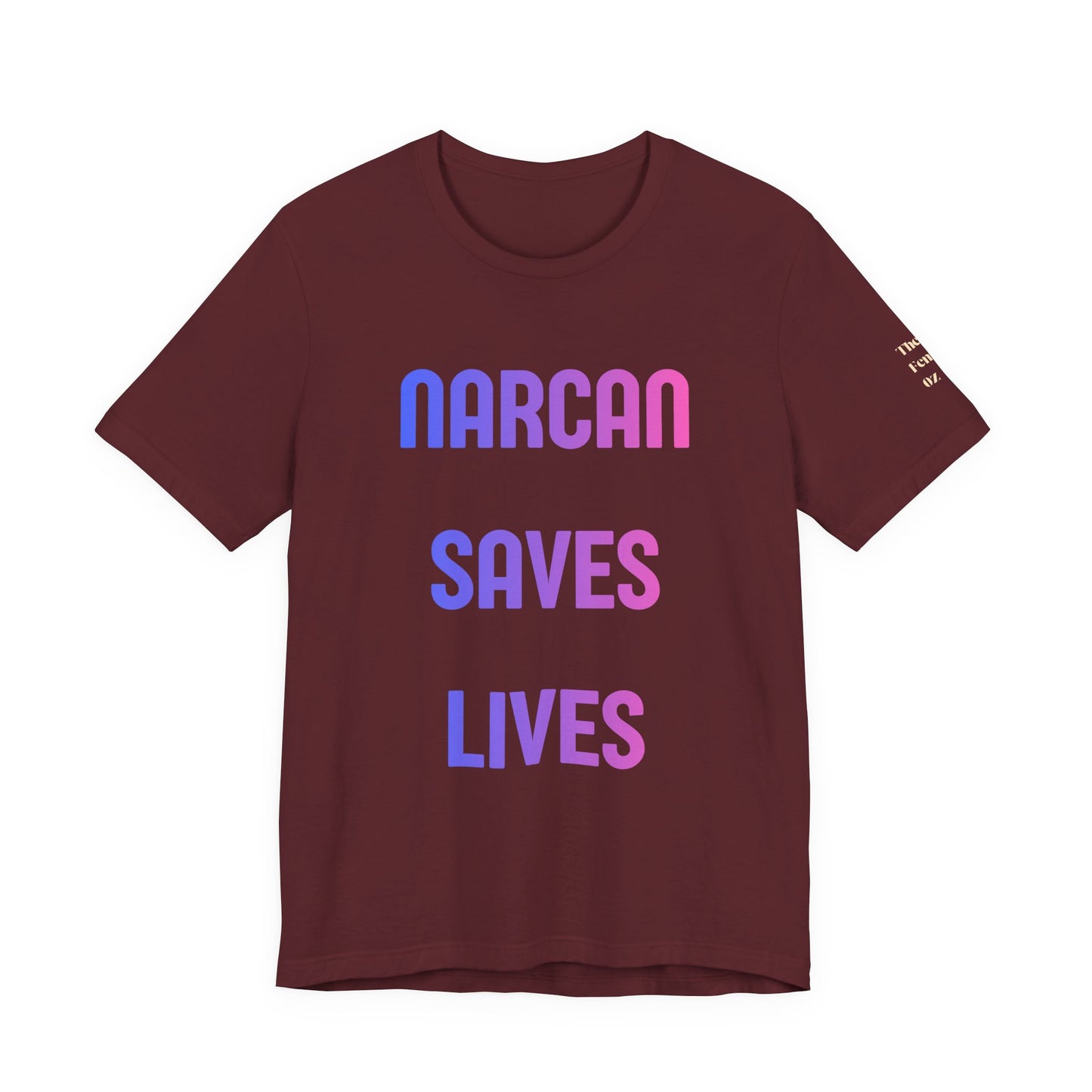 Narcan Saves Lives T‑Shirt — Naloxone Overdose Awareness Tee