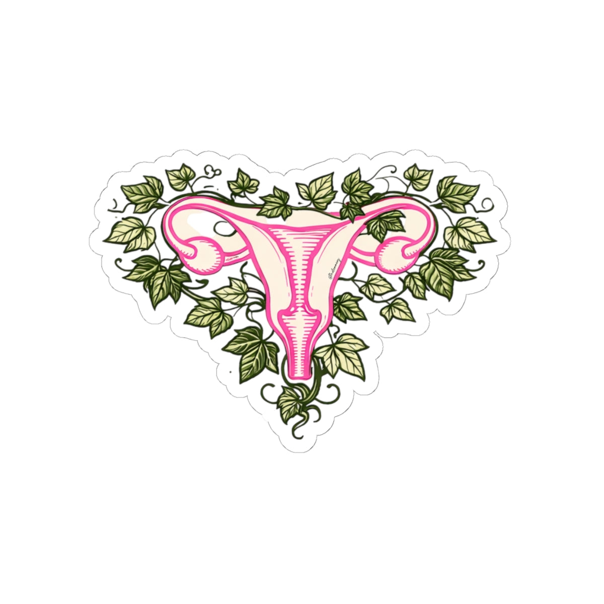 Poison Ivy Uterus Sticker
