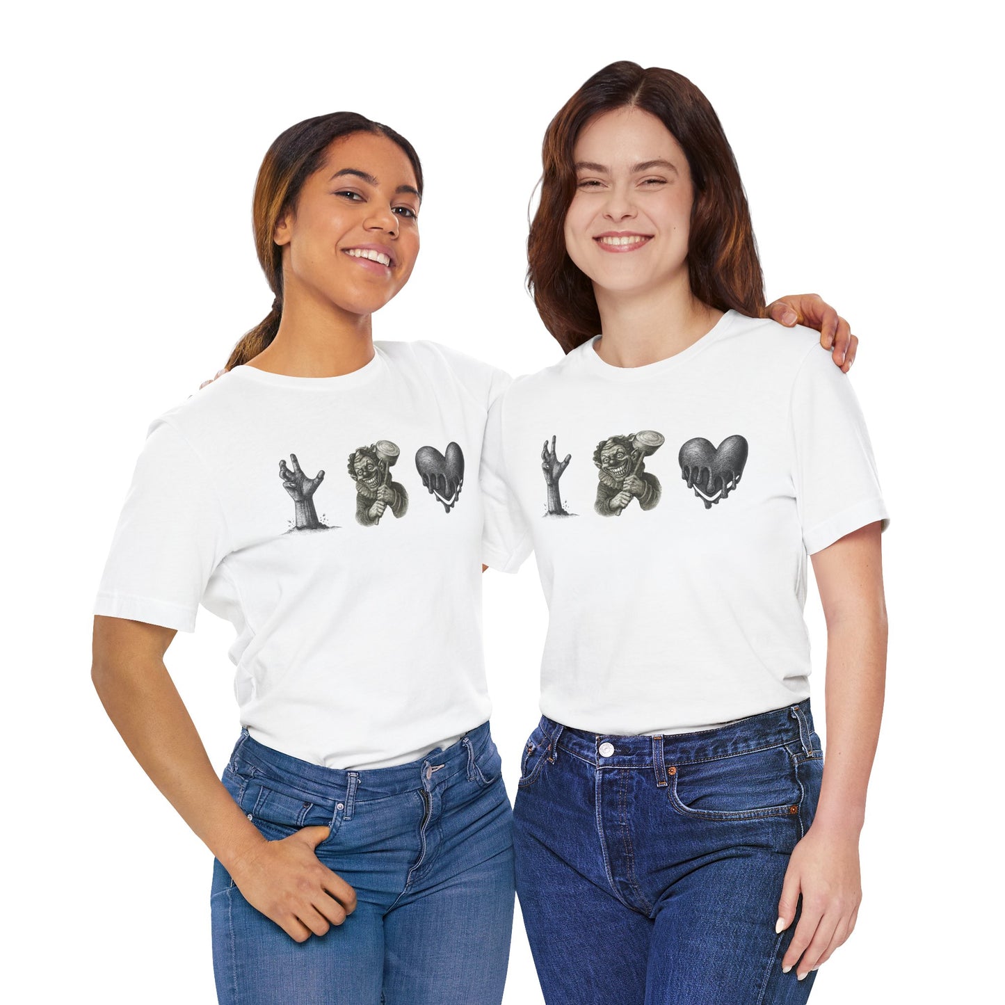 Live, Laugh, Love Horror Graphic Tee